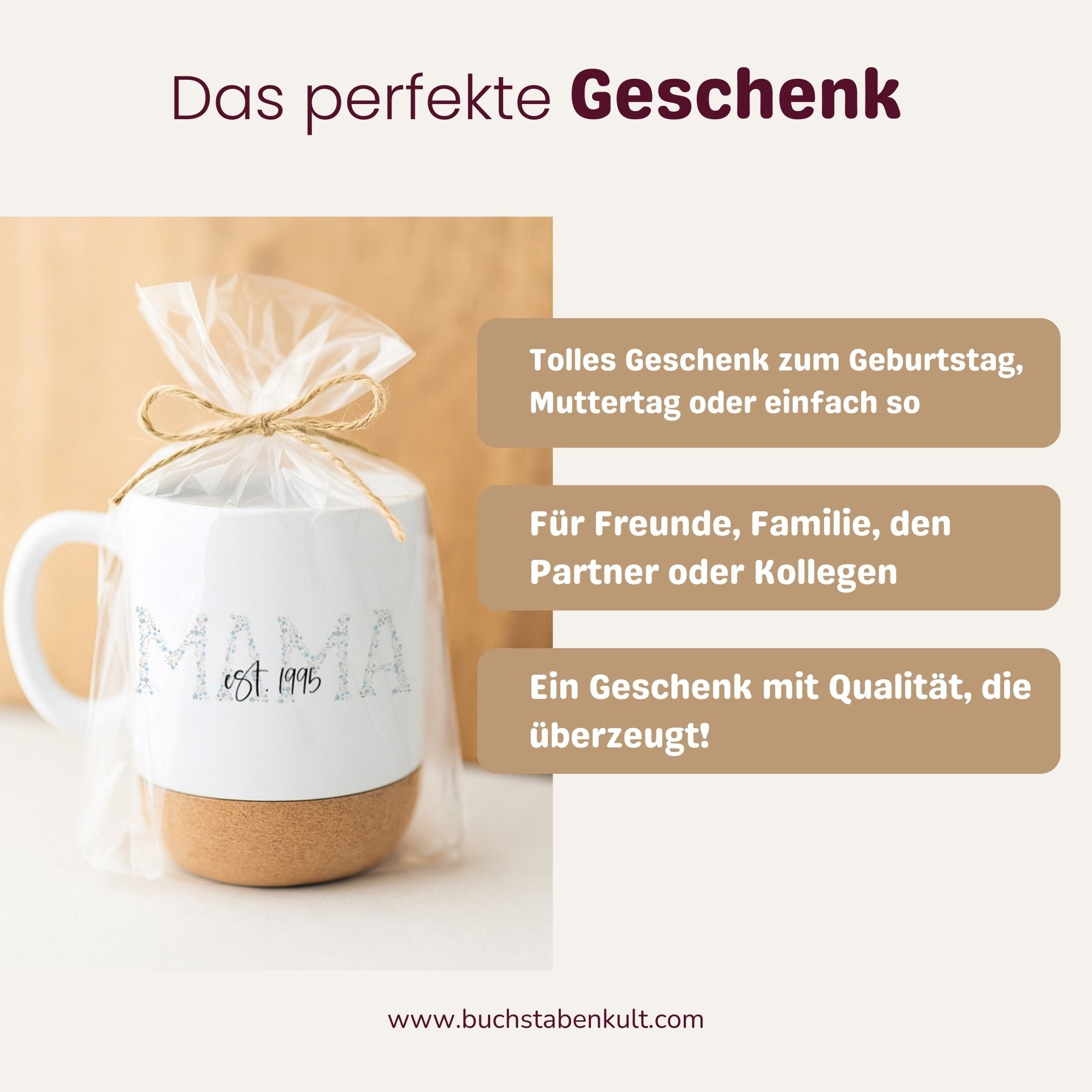 Becher Kork | Mama Oma