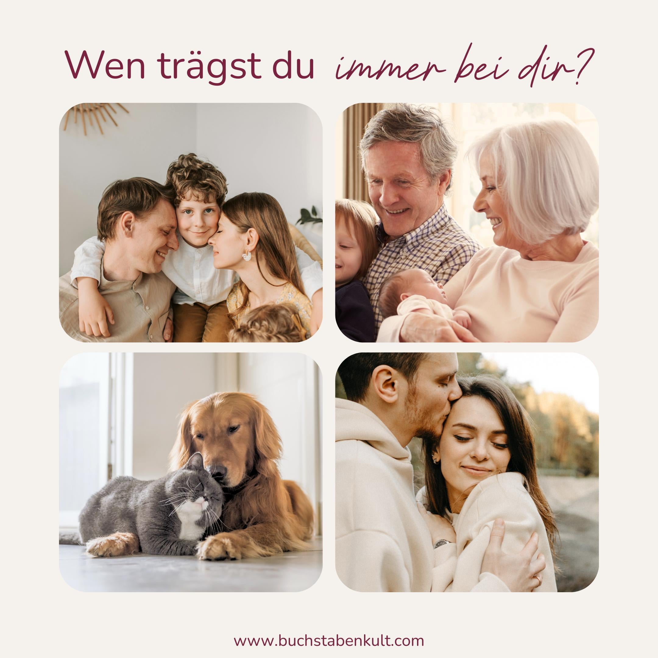 Personalisierte Kette mit Gravur | Wunschtext