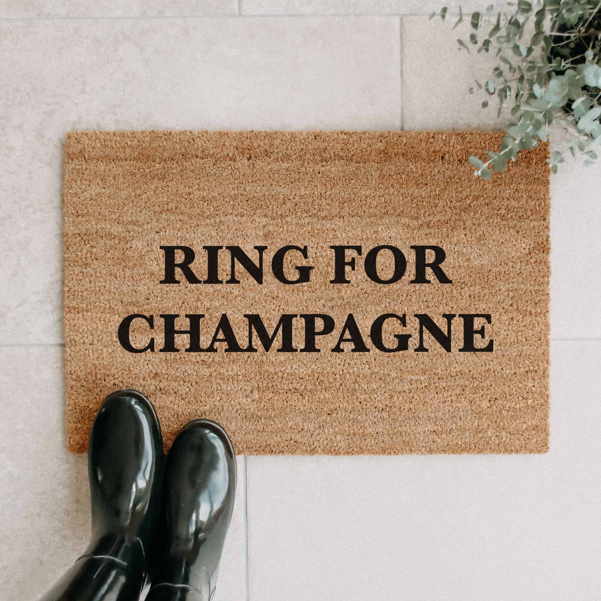 Kokos Fußmatte | Ring For Champagne