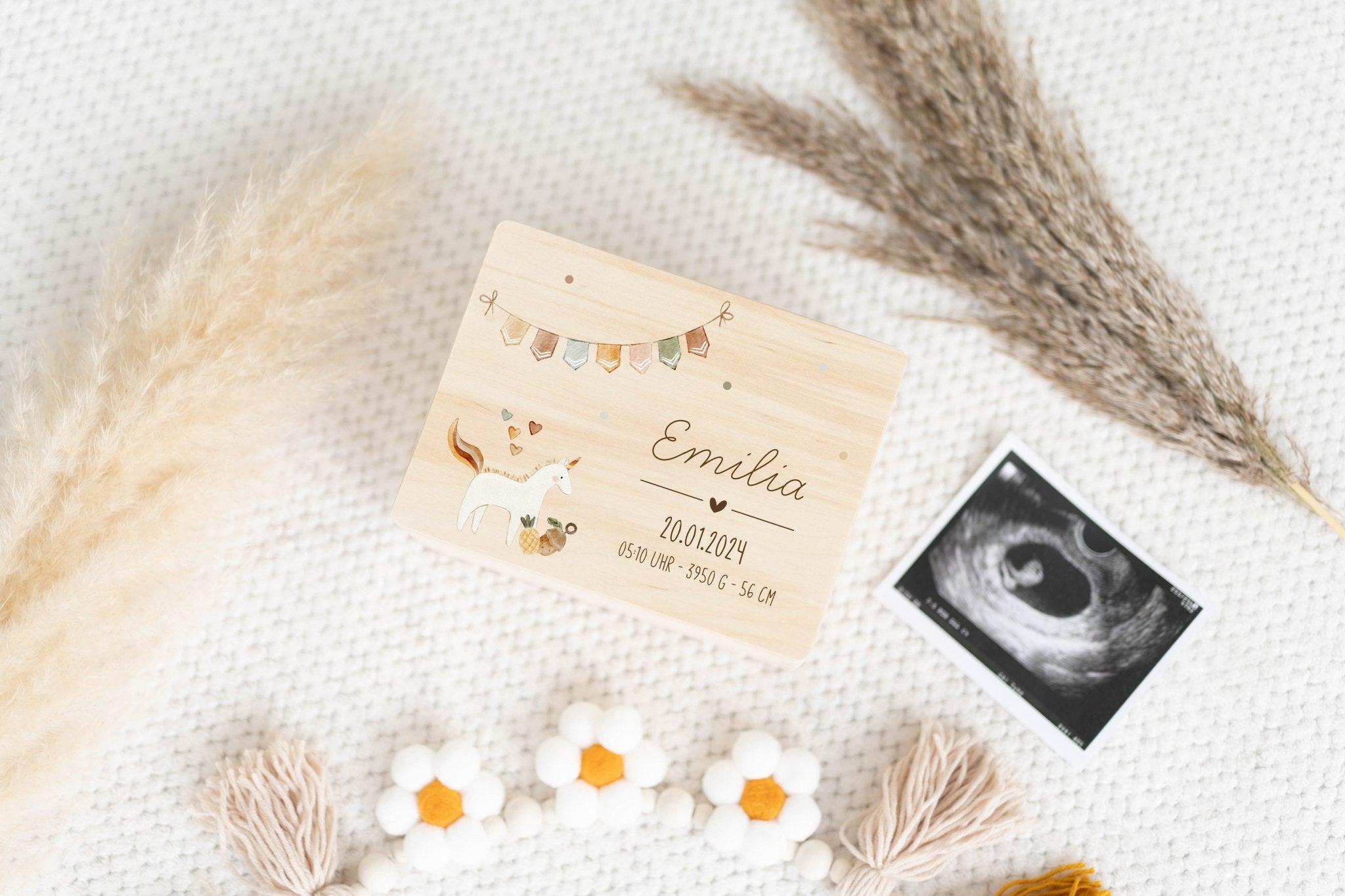 Erinnerungskiste | Einhorn Geburtsdaten