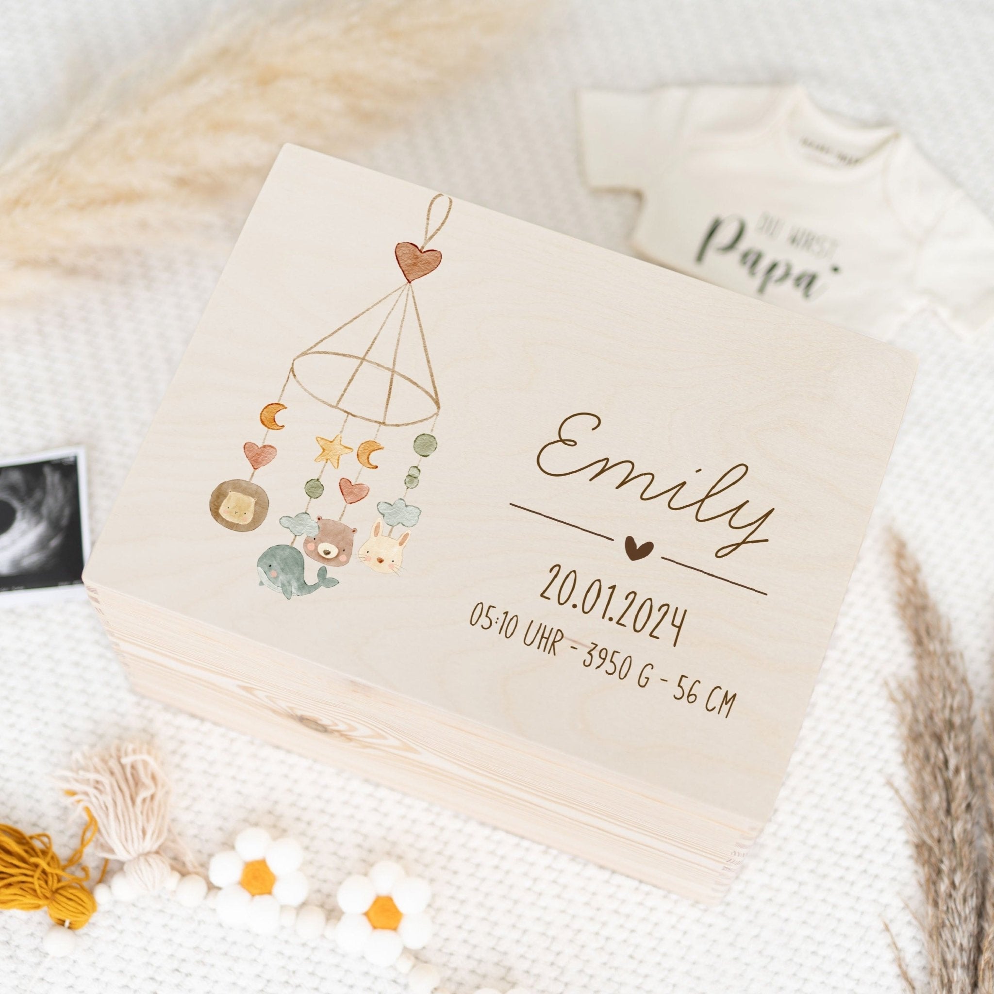 Erinnerungskiste | Mobilé Geburtsdaten