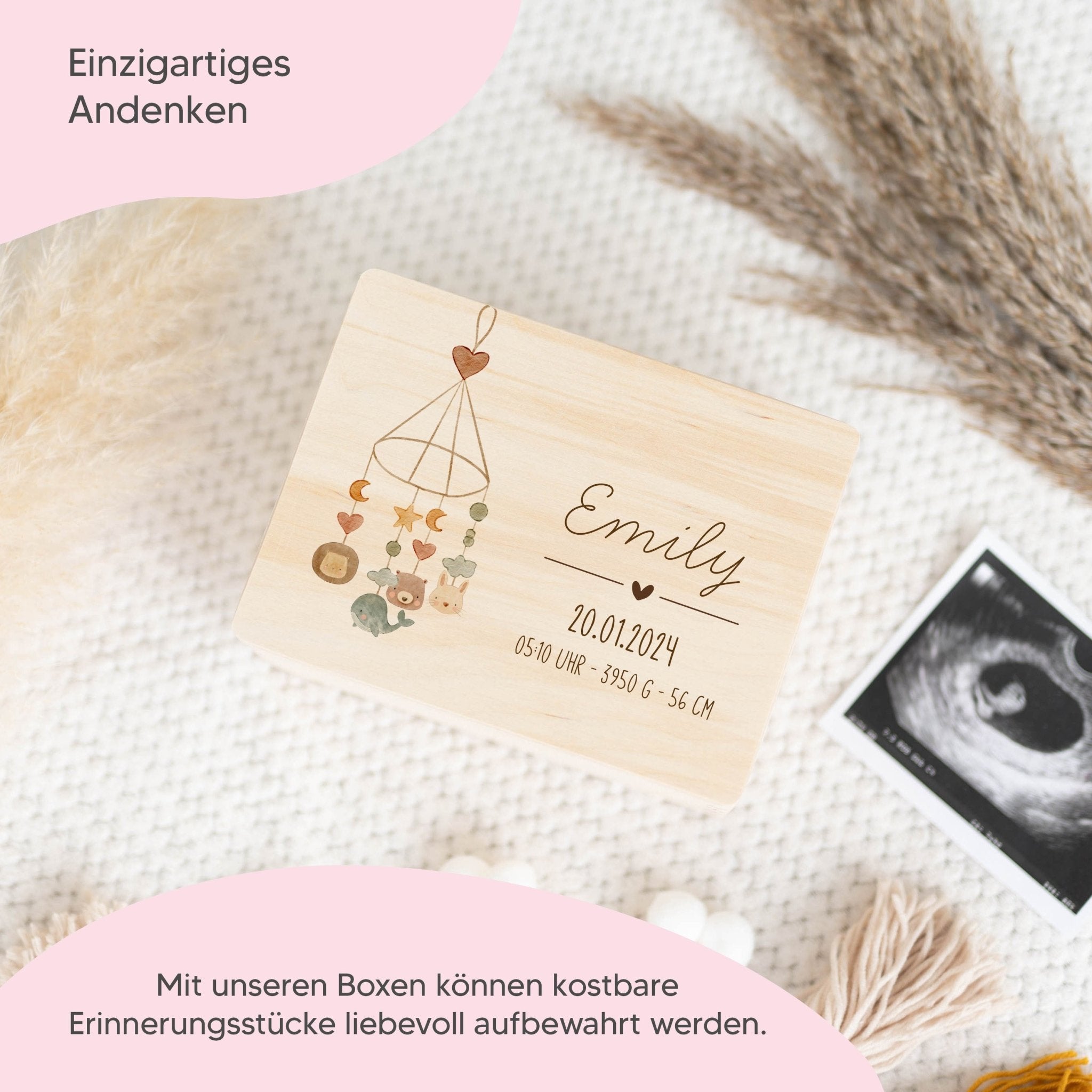 Erinnerungskiste | Mobilé Geburtsdaten