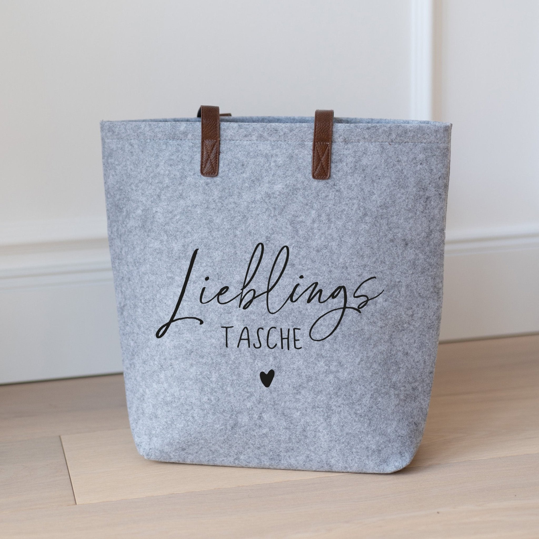 Filztasche GRAU | Lieblingstasche