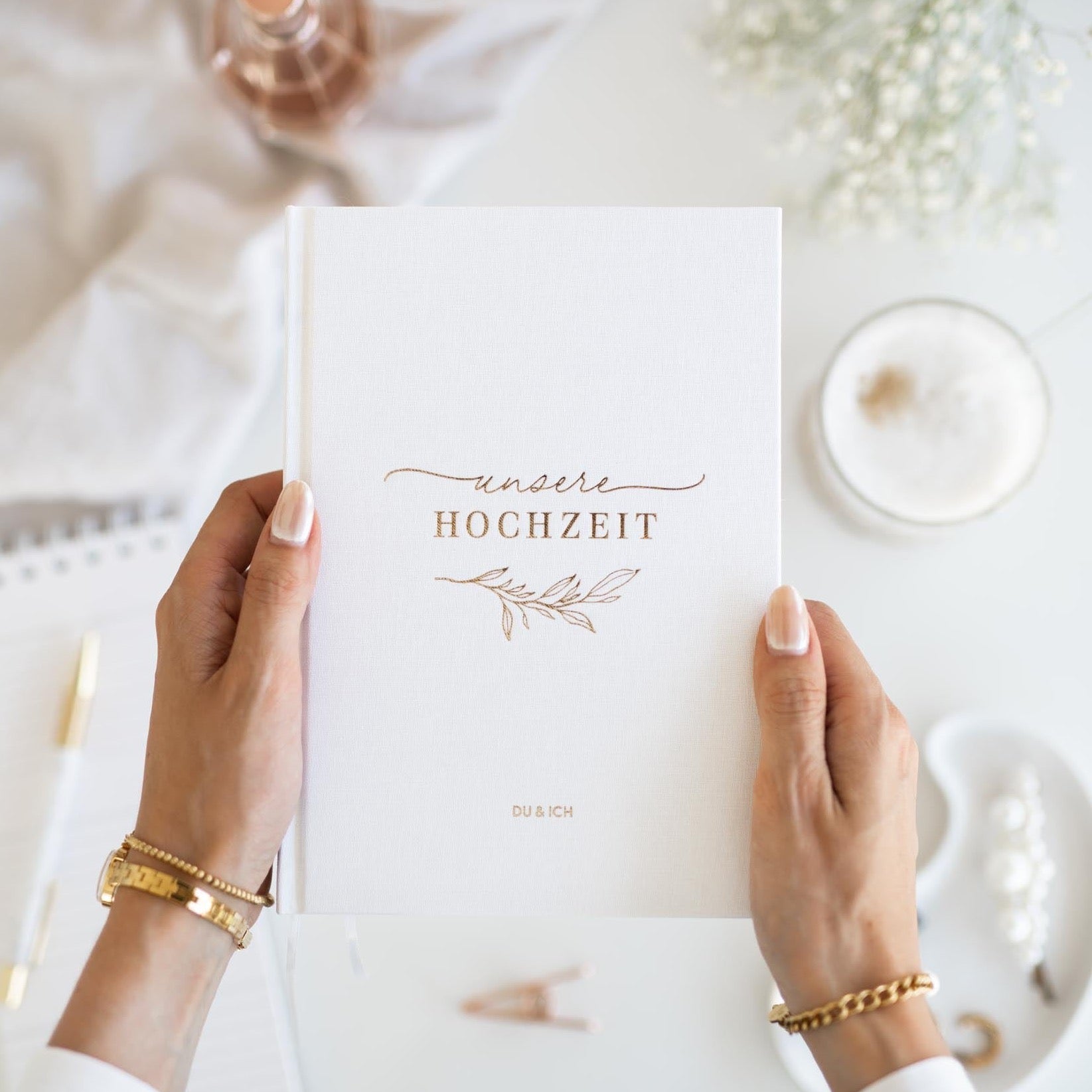 Hochzeitsplaner A5 | White Linen