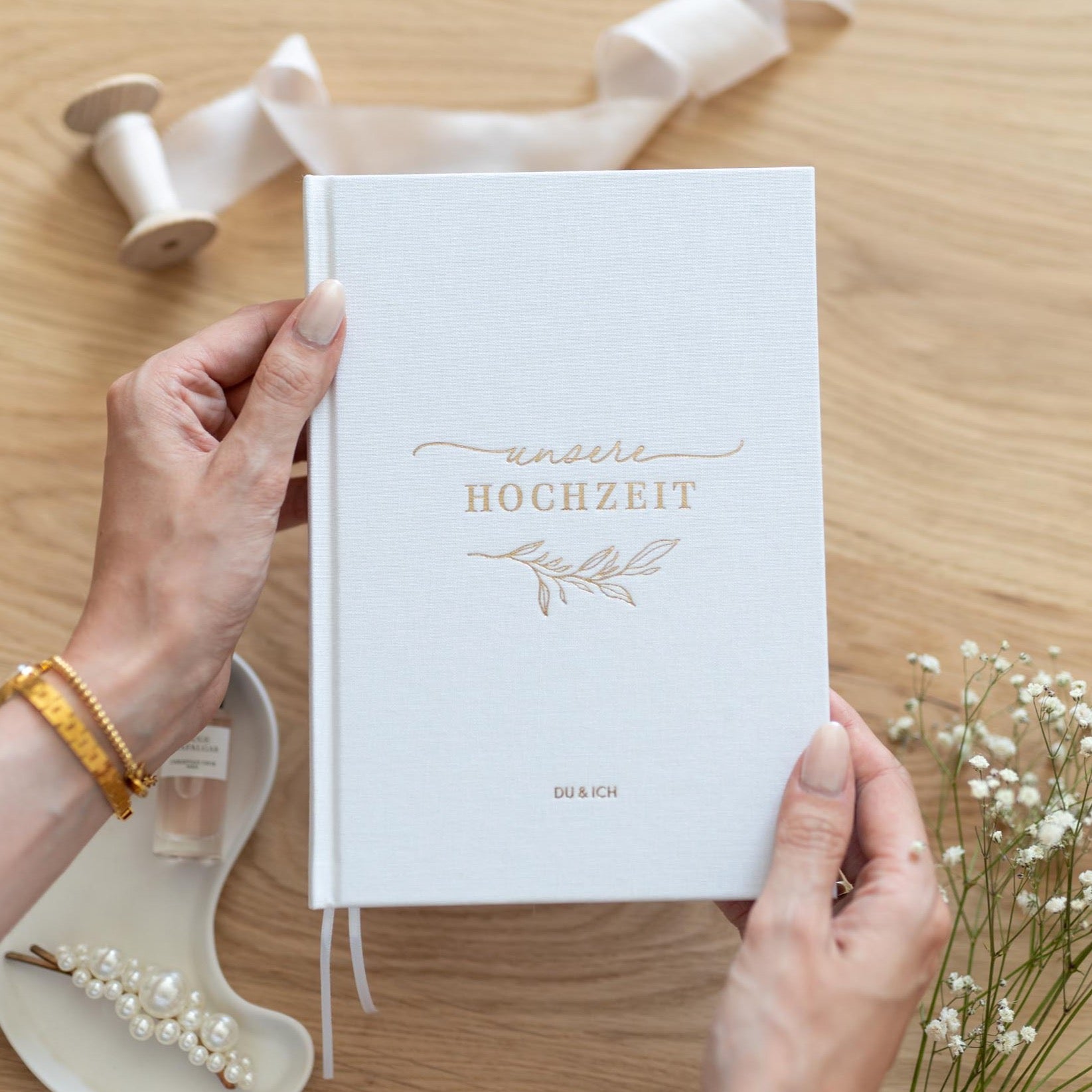 Hochzeitsplaner A5 | White Linen