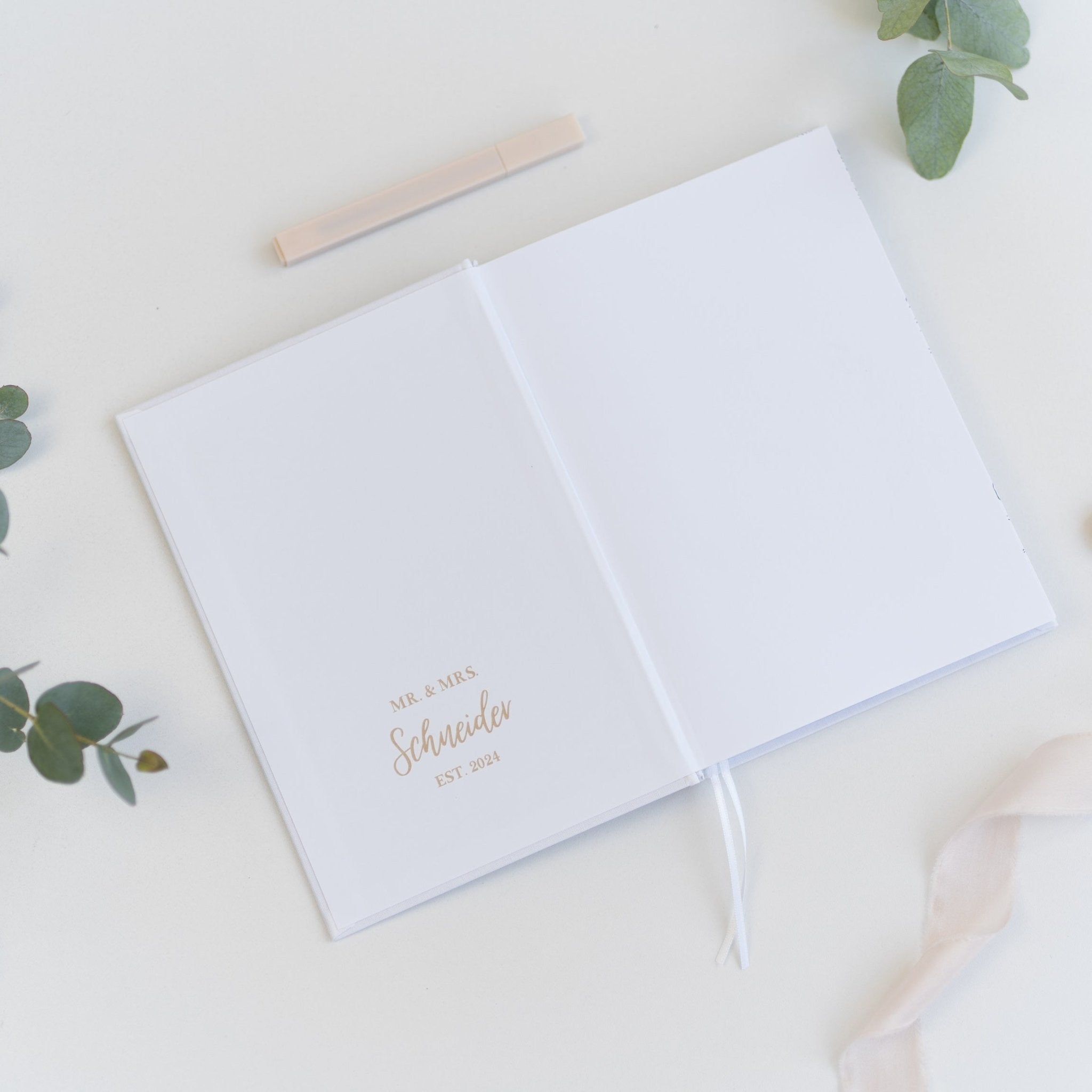 Hochzeitsplaner A5 | White Linen