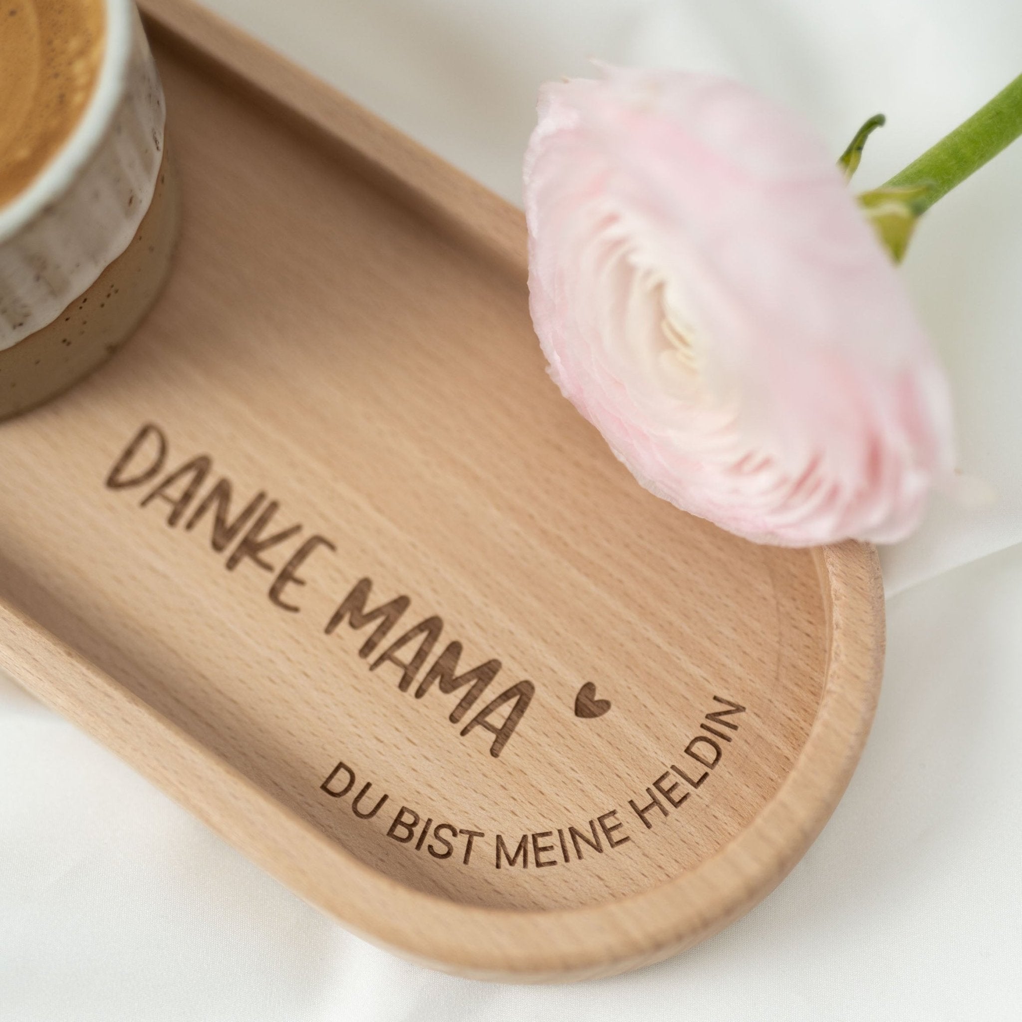 Holz Tablett | Danke Mama