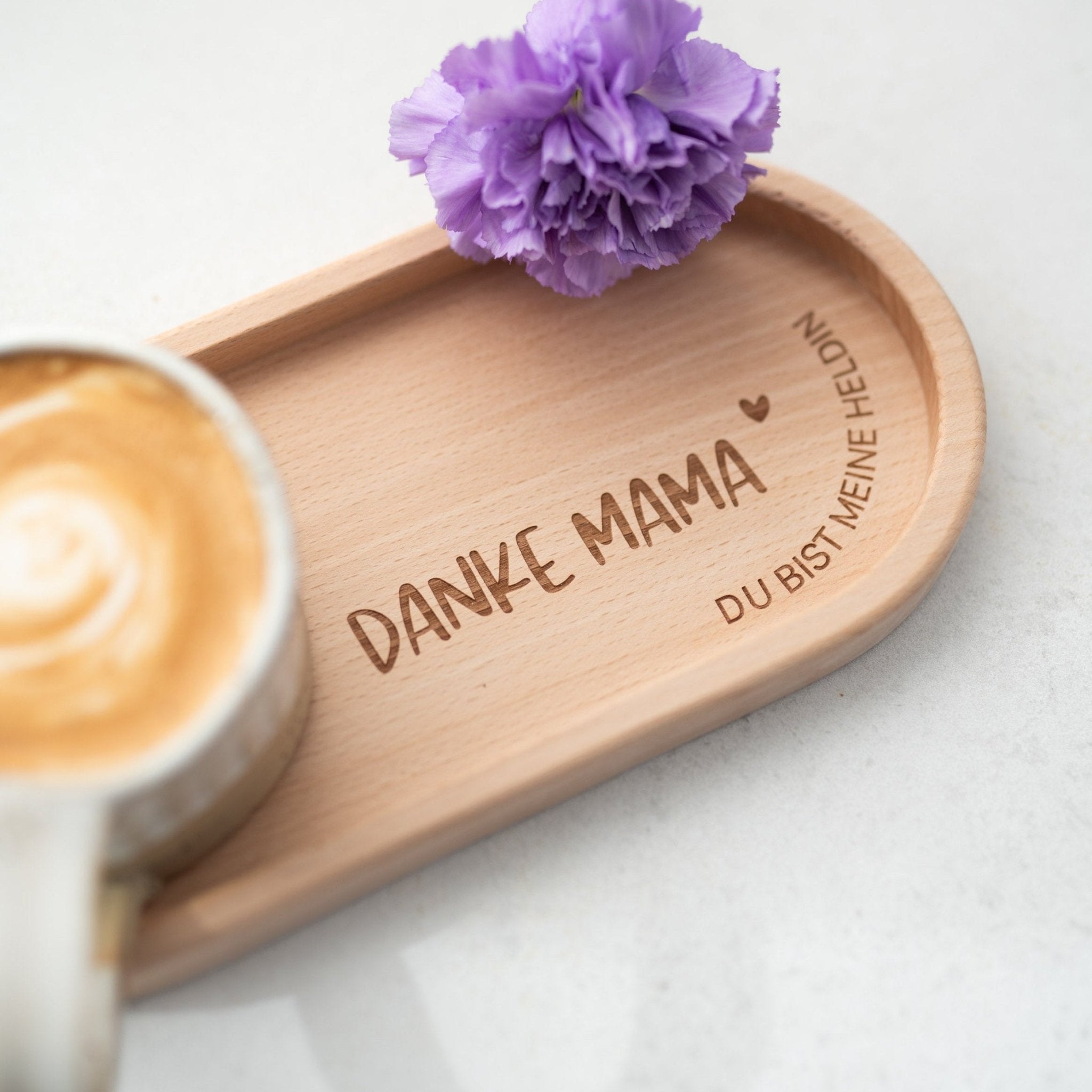 Holz Tablett | Danke Mama