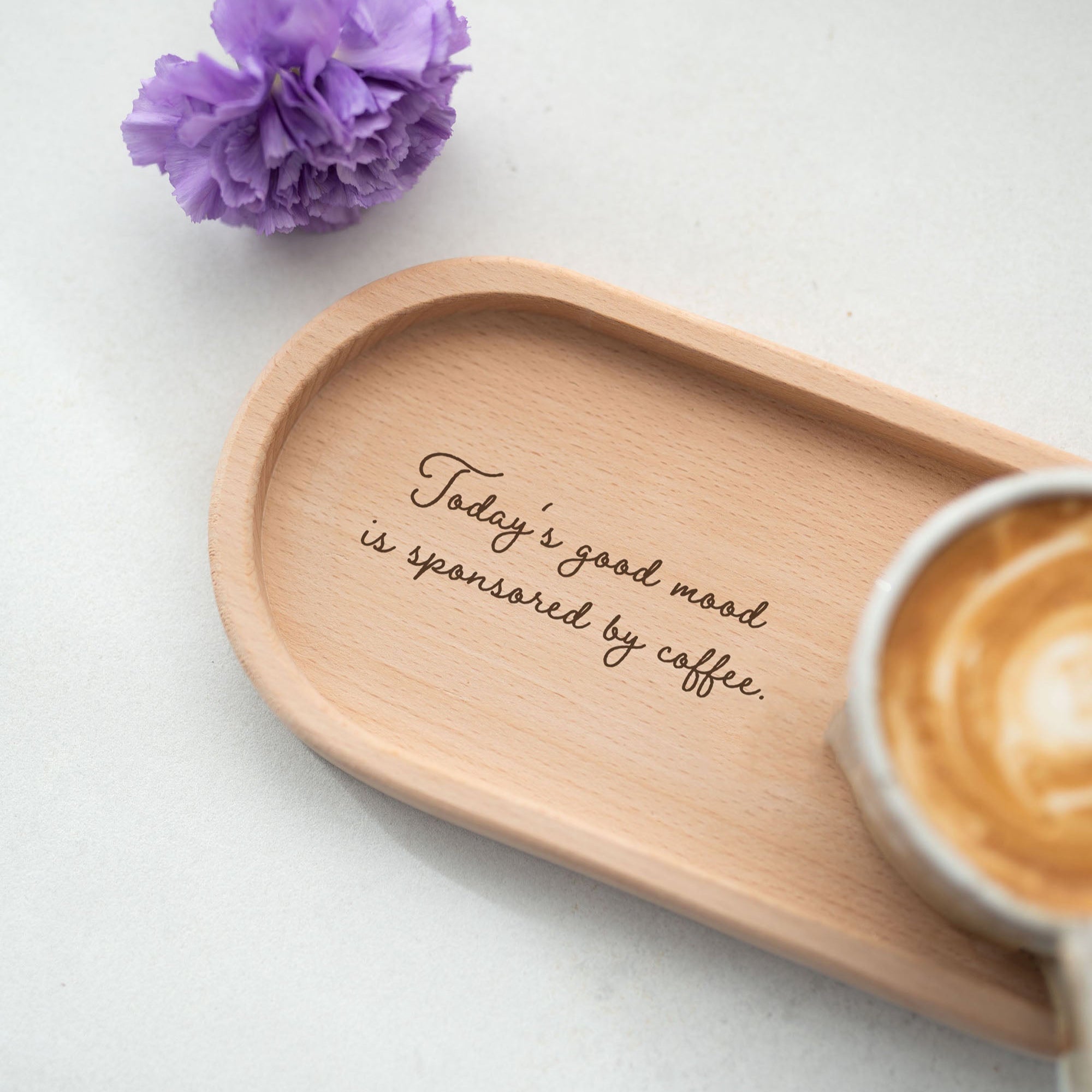 Holz Tablett | Good Mood