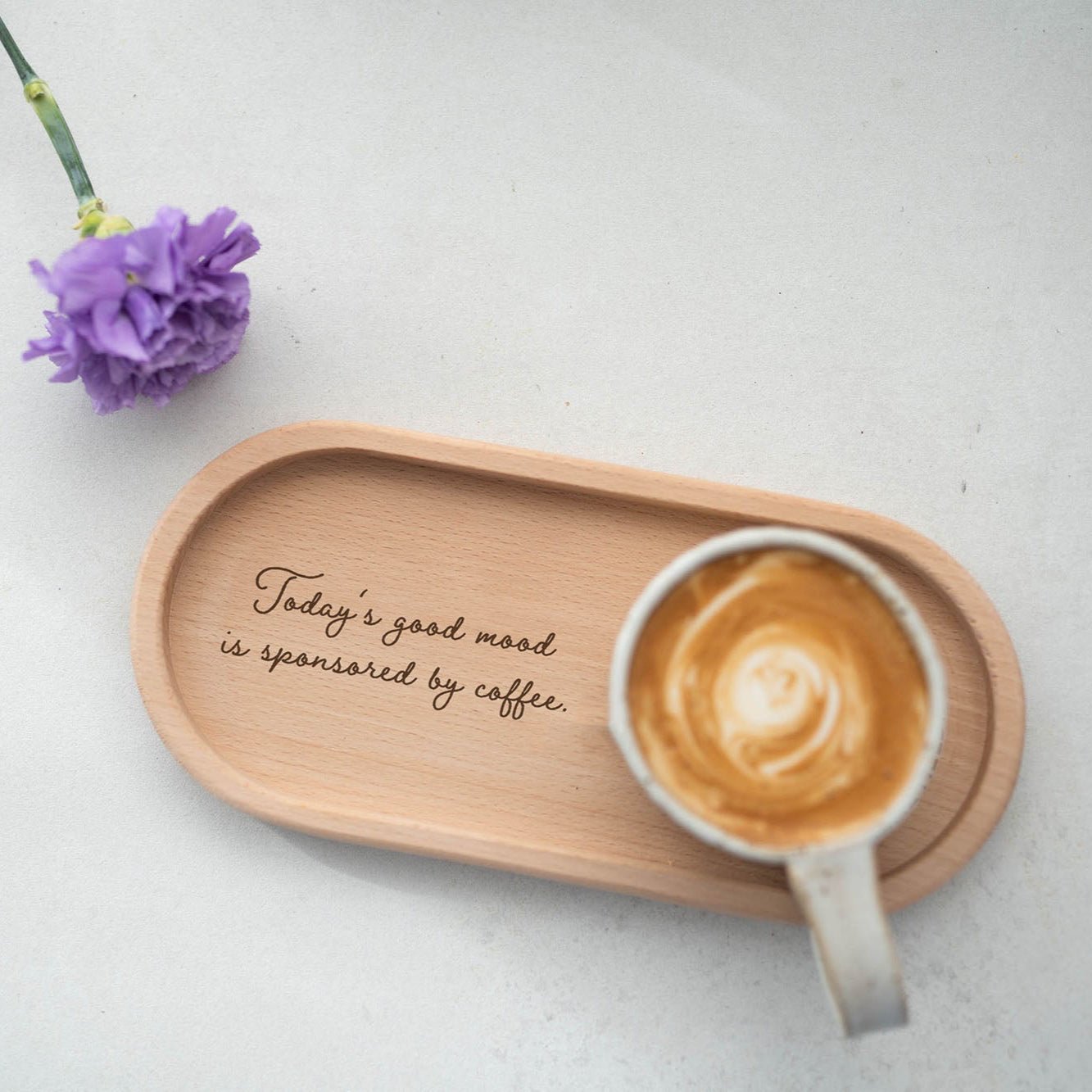 Holz Tablett | Good Mood