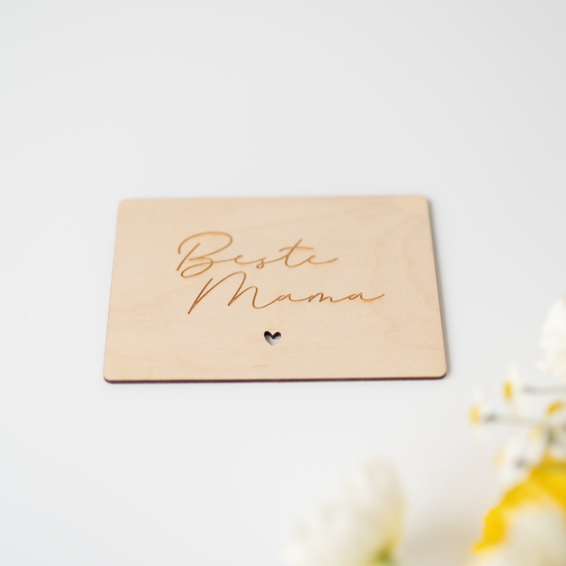 Holzkarte | Beste Mama