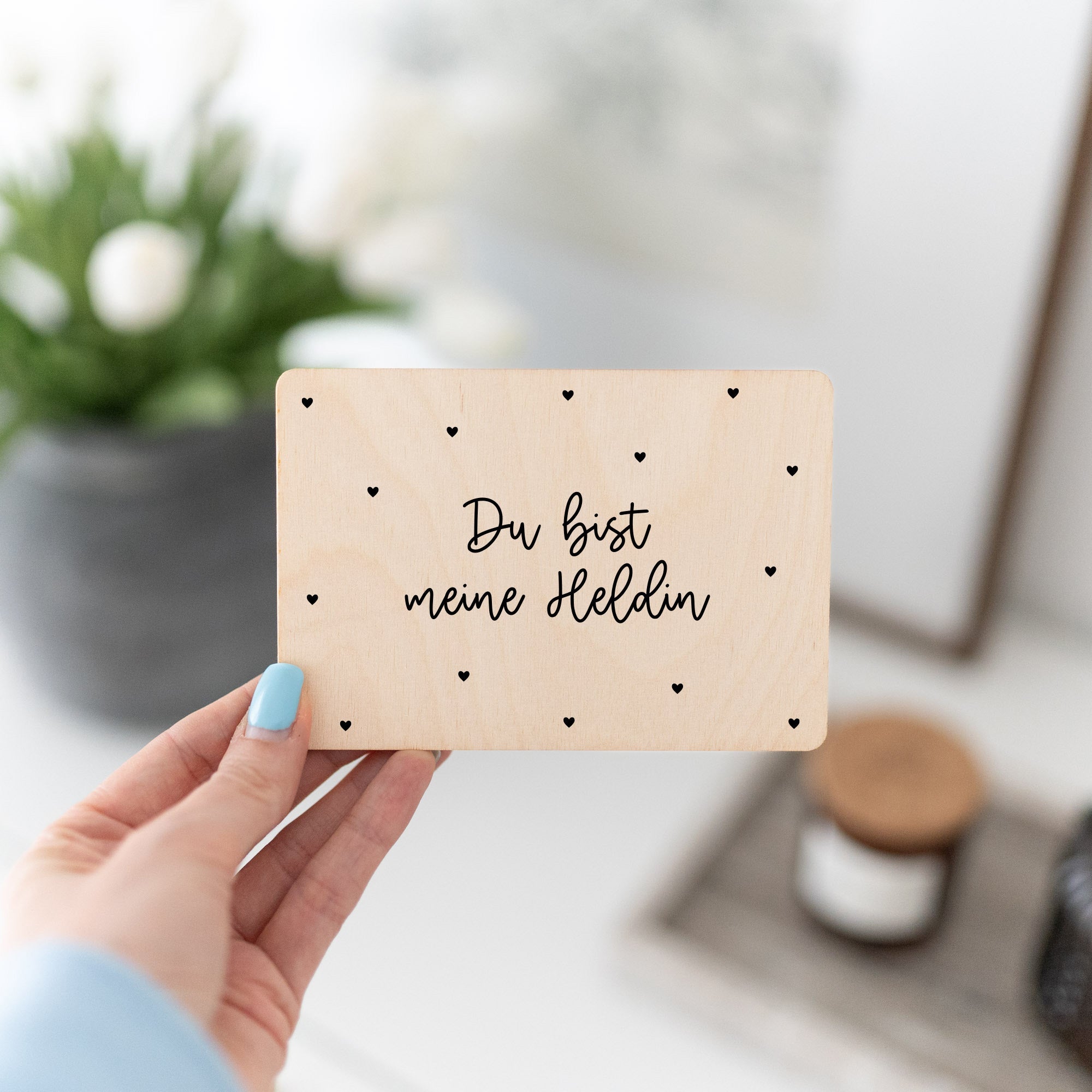 Holzkarte | Heldin