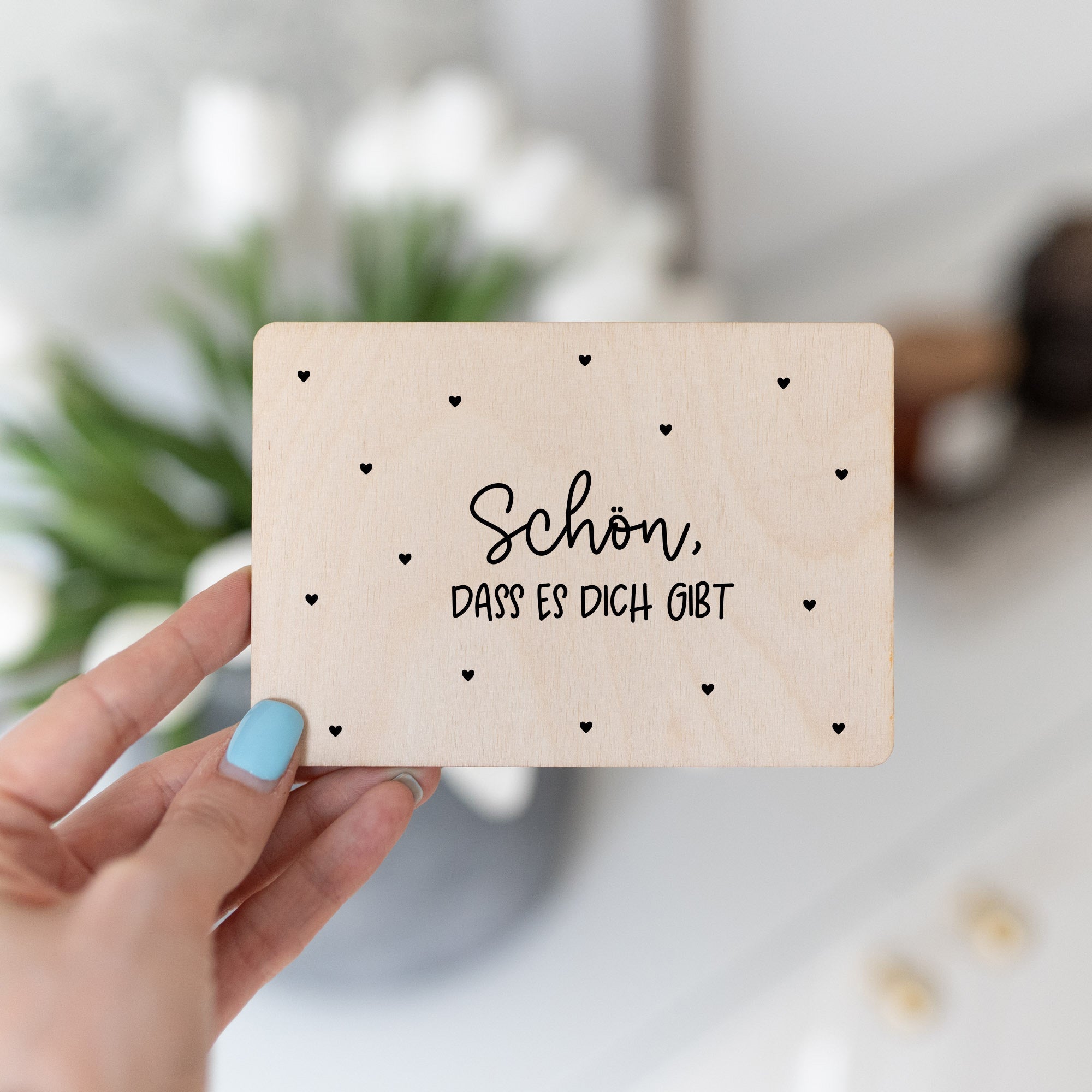 Holzkarte | Schön, dass