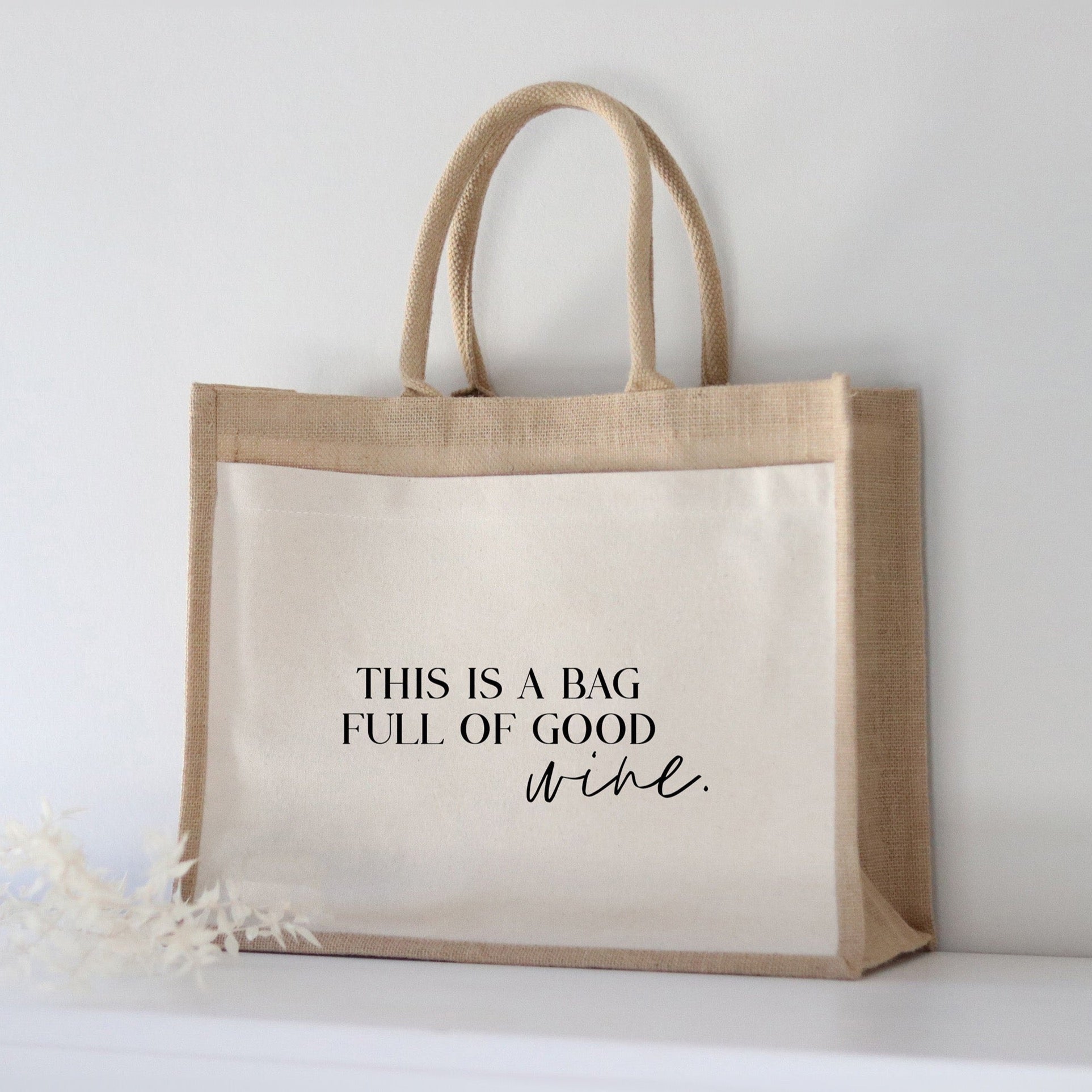 Jutetasche | Good Wine