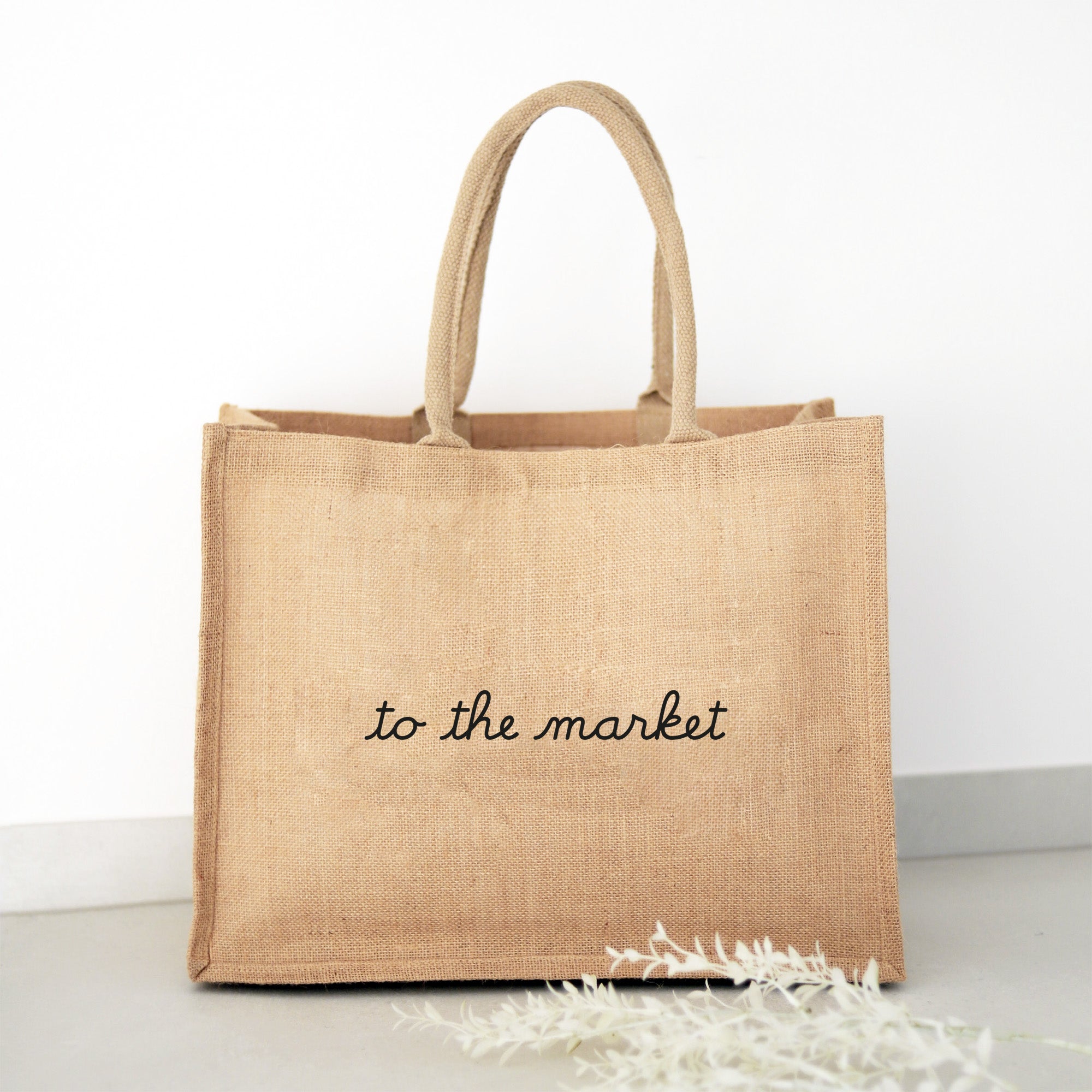 Jutetasche Natur | To The Market
