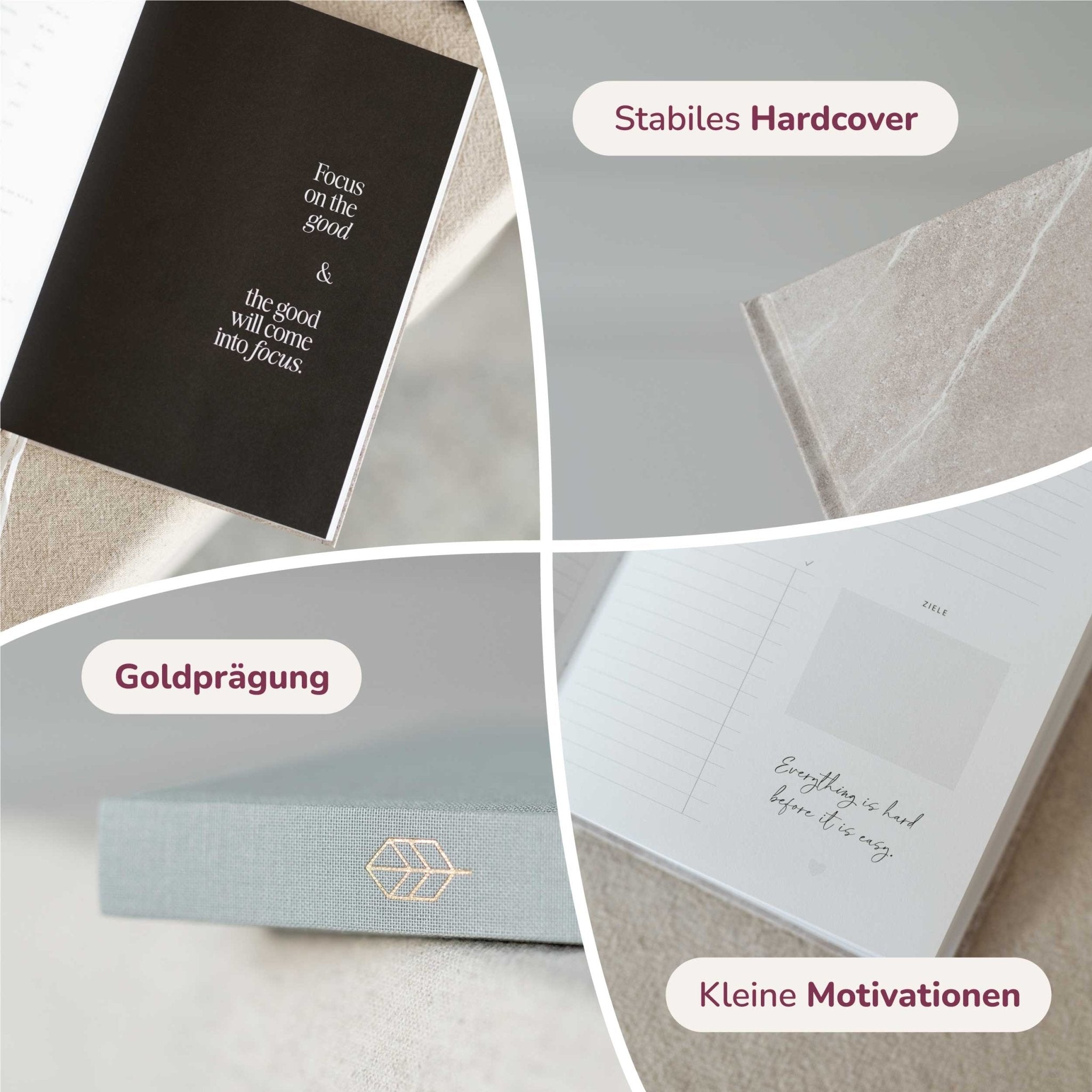 Wochenkalender 25/26 | Natur Leinen