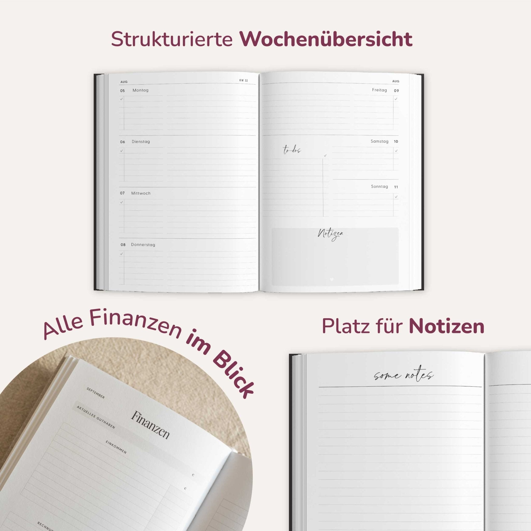 Wochenkalender 25/26 | Golden Sand