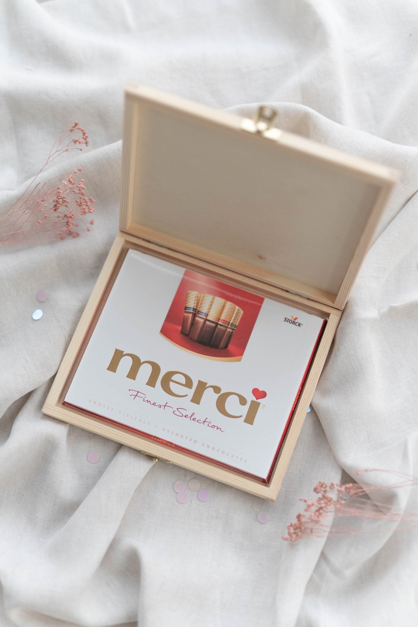 Personalisierte Merci Holzbox | Hochzeit Beste