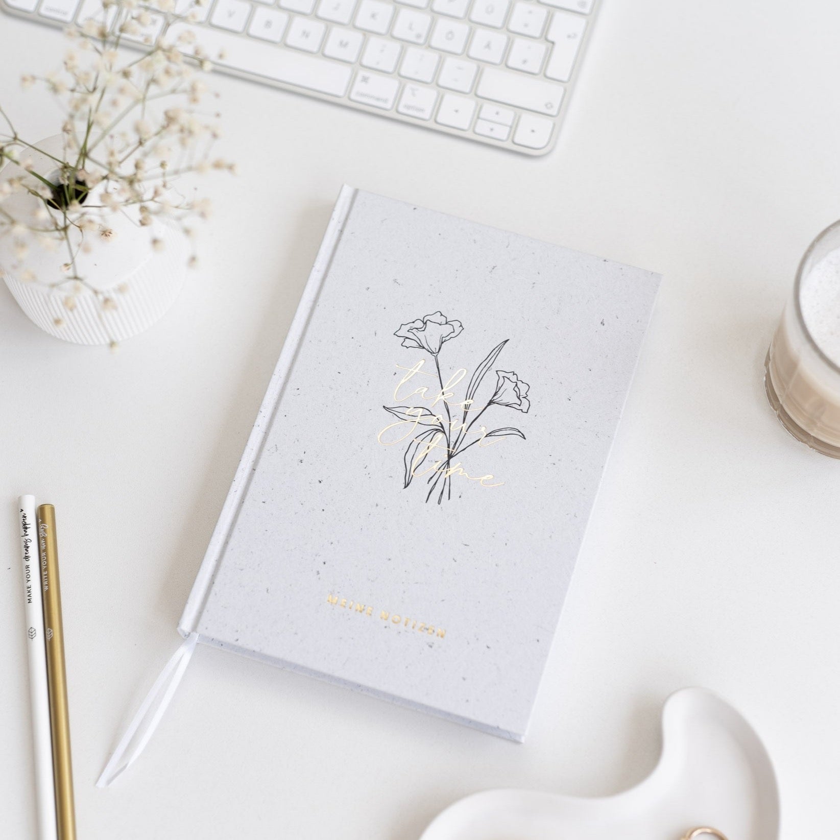 Notizbuch Dots A5 | Flower Paper