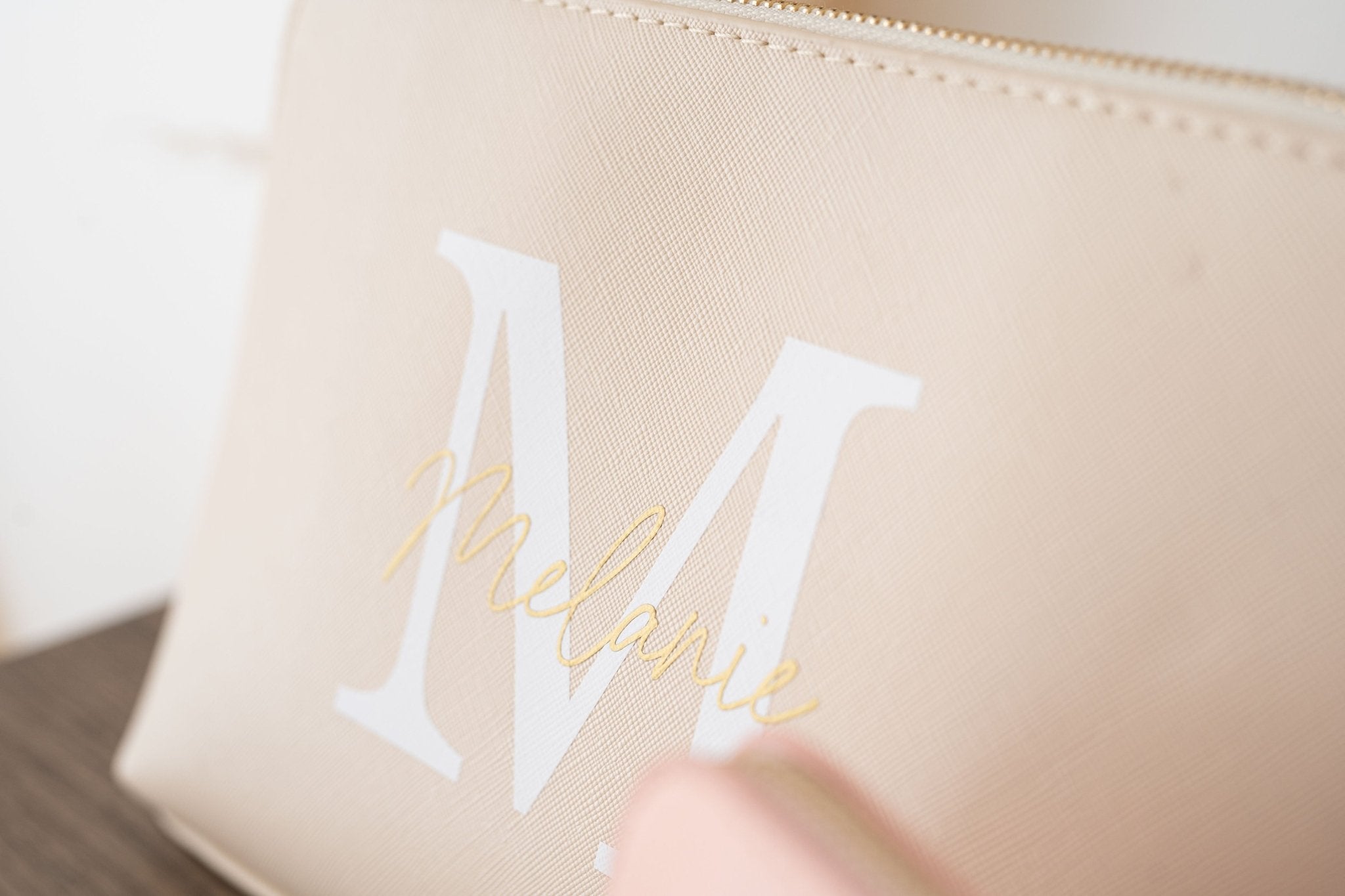 Personalisierte Kosmetiktasche | Initial Name