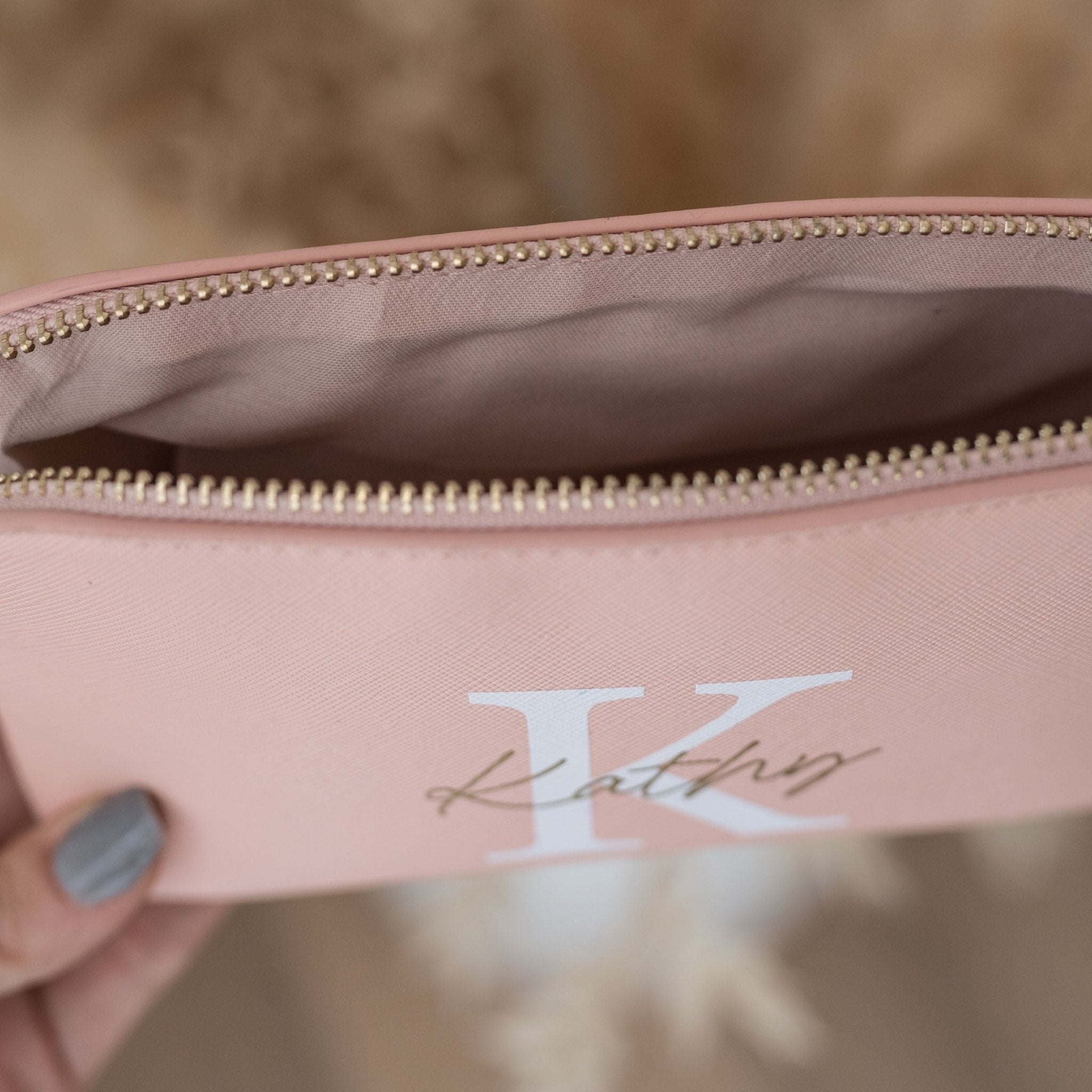 Personalisierte Kosmetiktasche | Initial Name