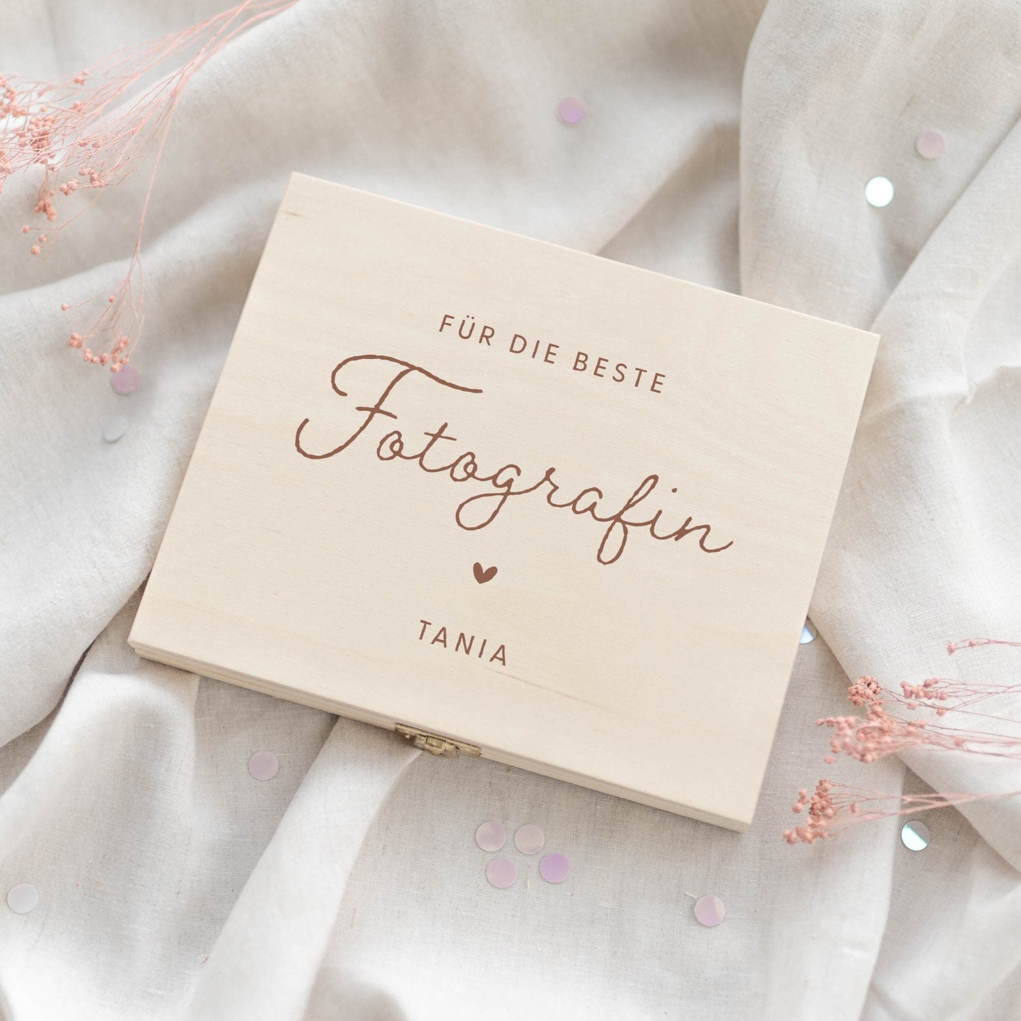 Personalisierte Merci Holzbox | Hochzeit Beste