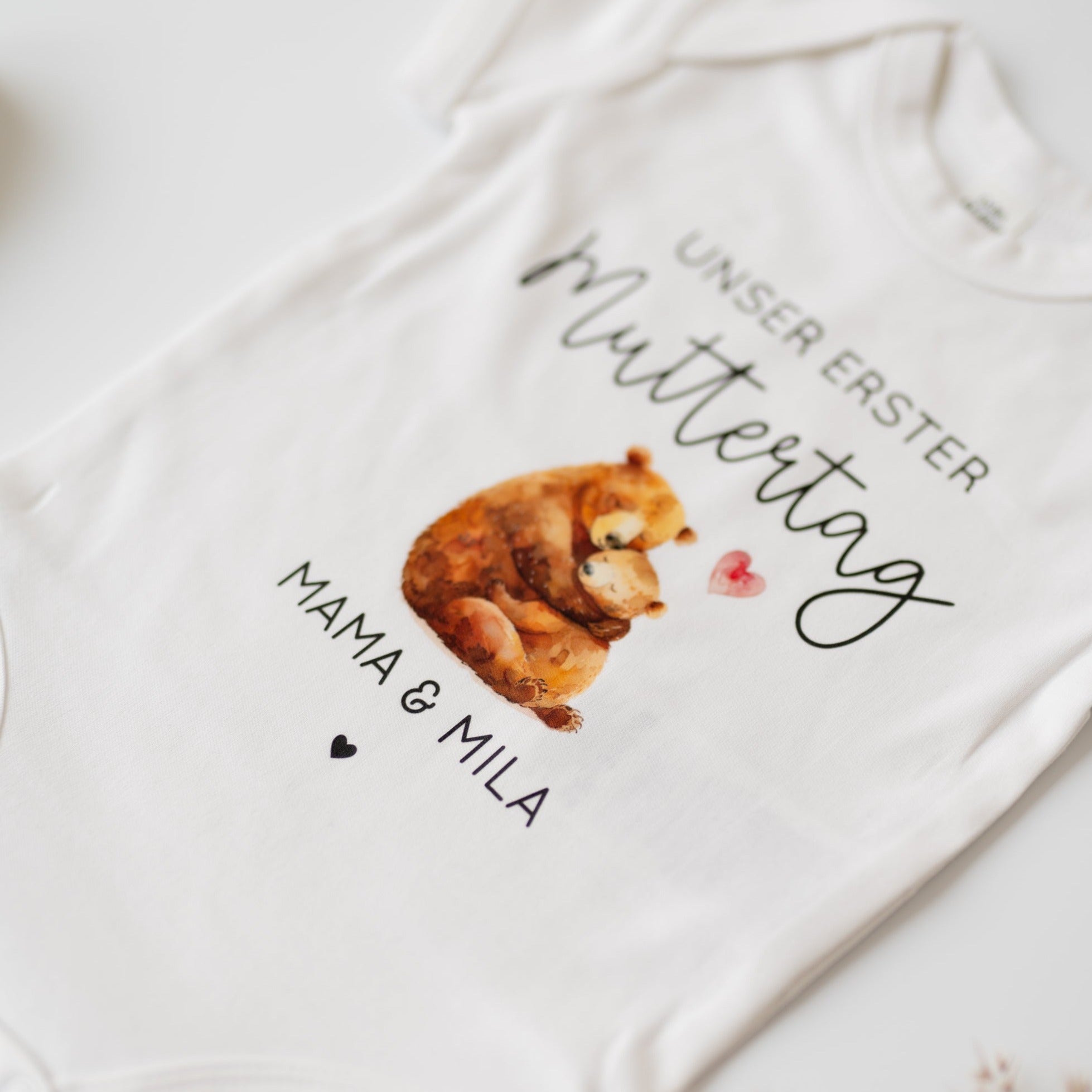 Personalisierter Strampler | Erster Muttertag Bär