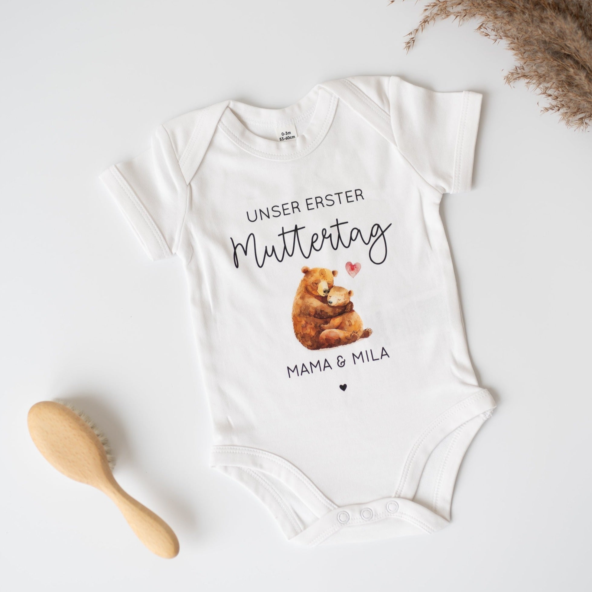 Personalisierter Strampler | Erster Muttertag Bär