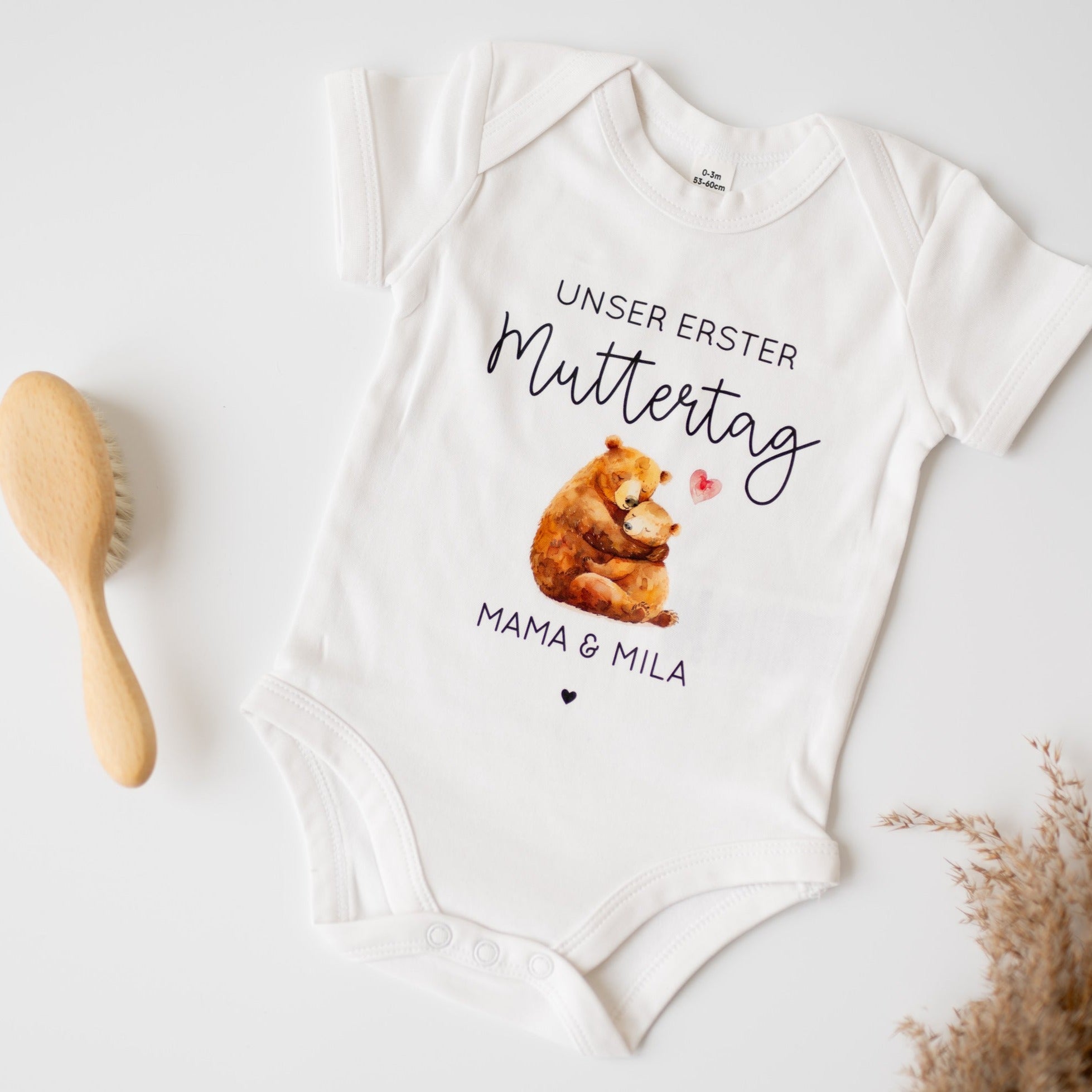 Personalisierter Strampler | Erster Muttertag Bär