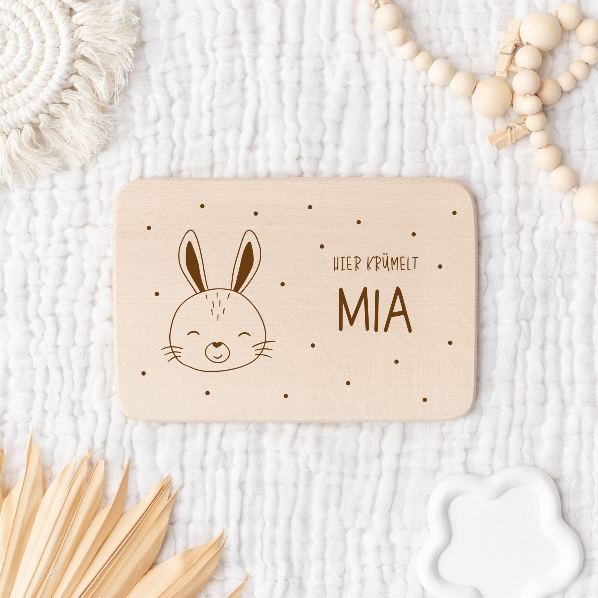 Personalisiertes Frühstücksbrett | Pünktchen