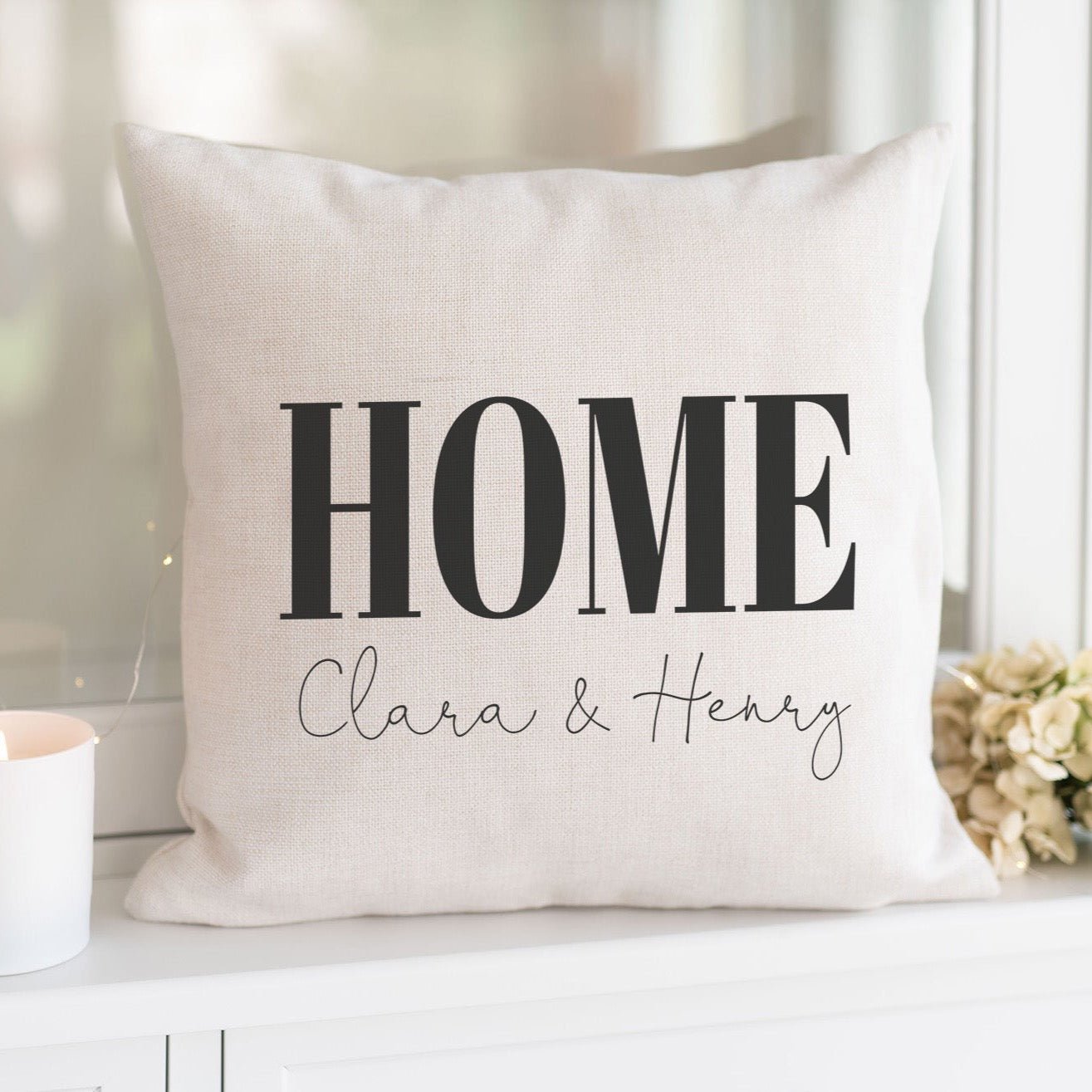 Personalisiertes Kissen | HOME Vornamen