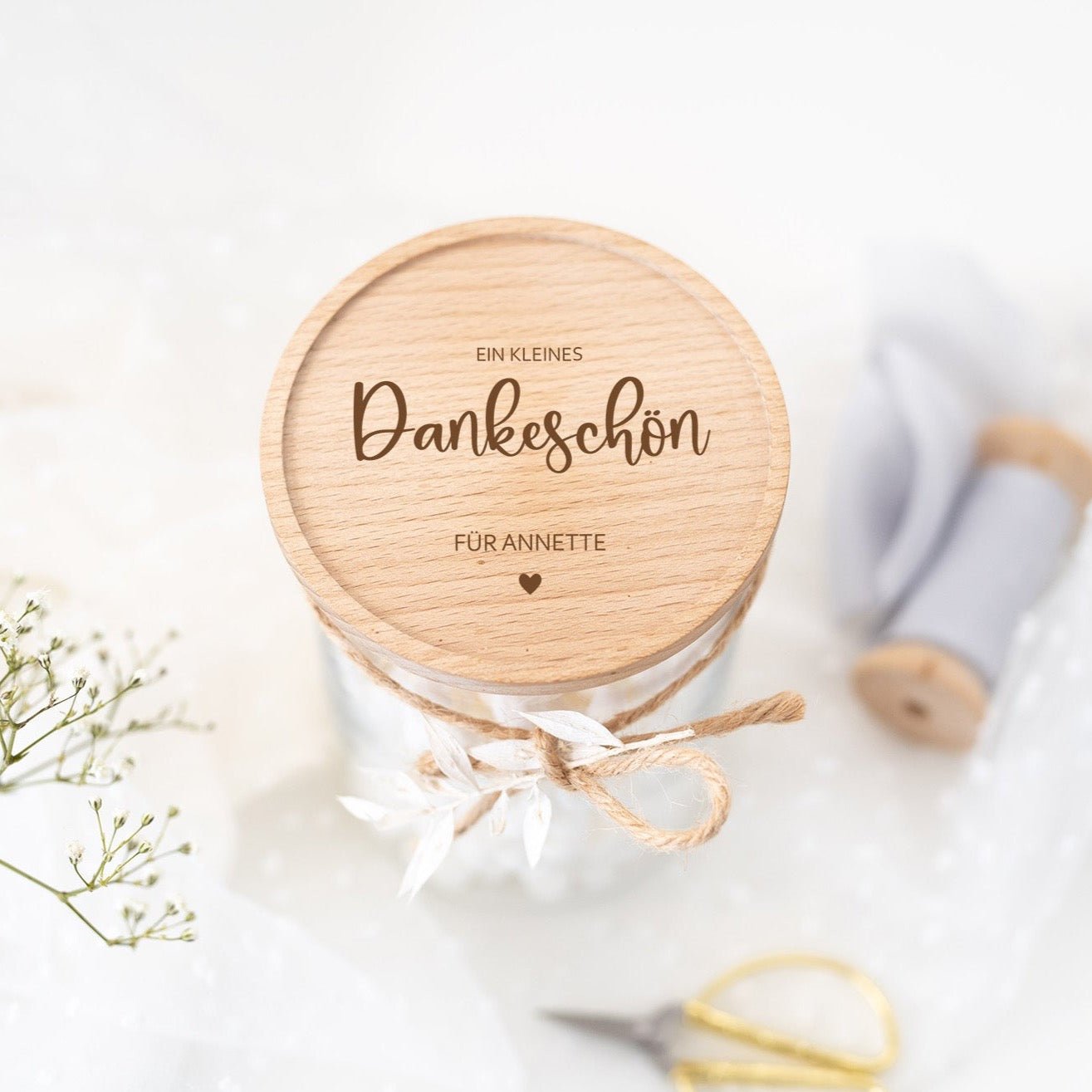 Personalisiertes Vorratsglas | Dankeschön
