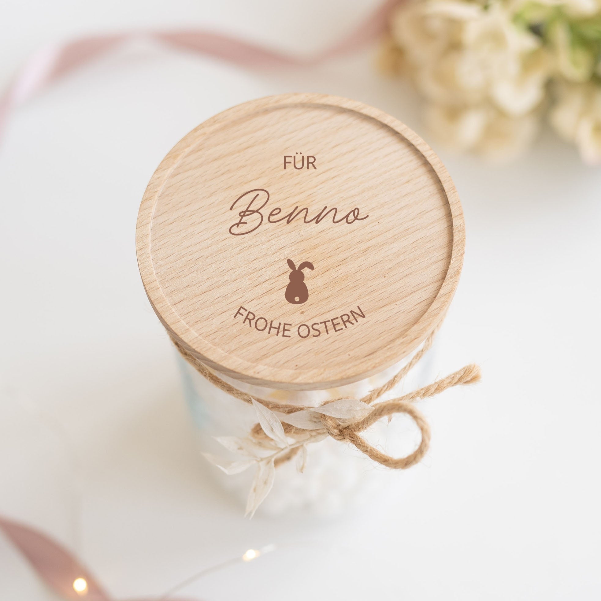 Personalisiertes Vorratsglas | Frohe Ostern Osterhase
