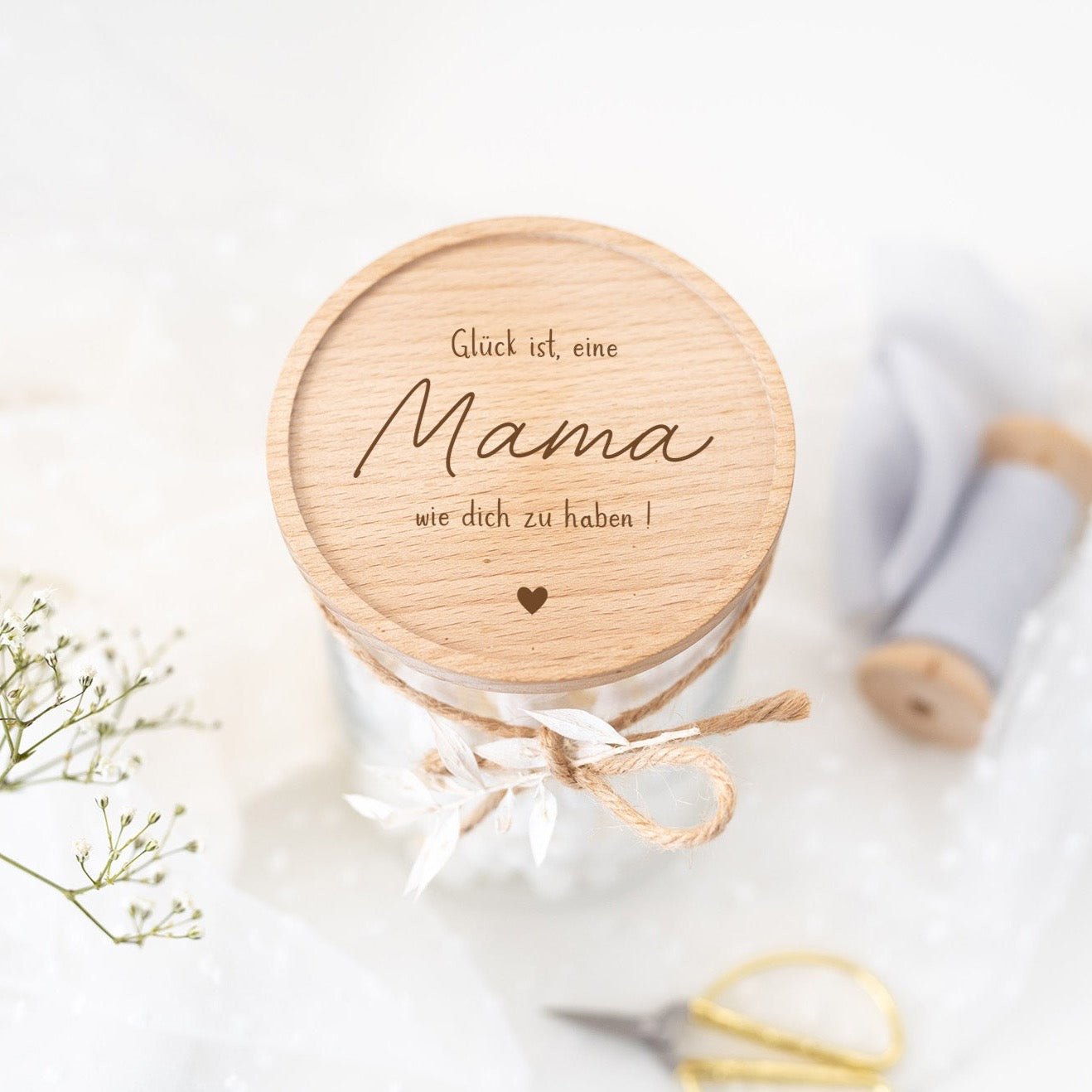 Personalisiertes Vorratsglas | Glück ist