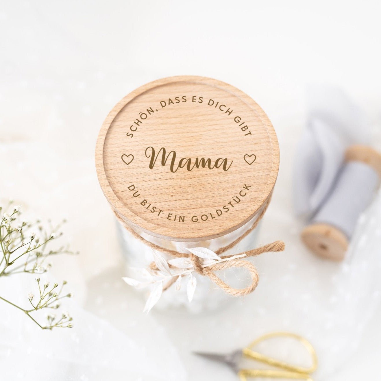 Personalisiertes Vorratsglas | Muttertag - Vatertag