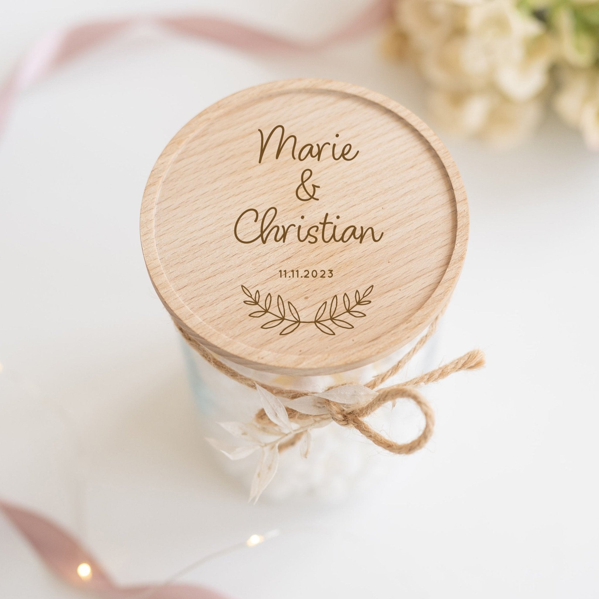 Personalisiertes Vorratsglas | Namen Zweig