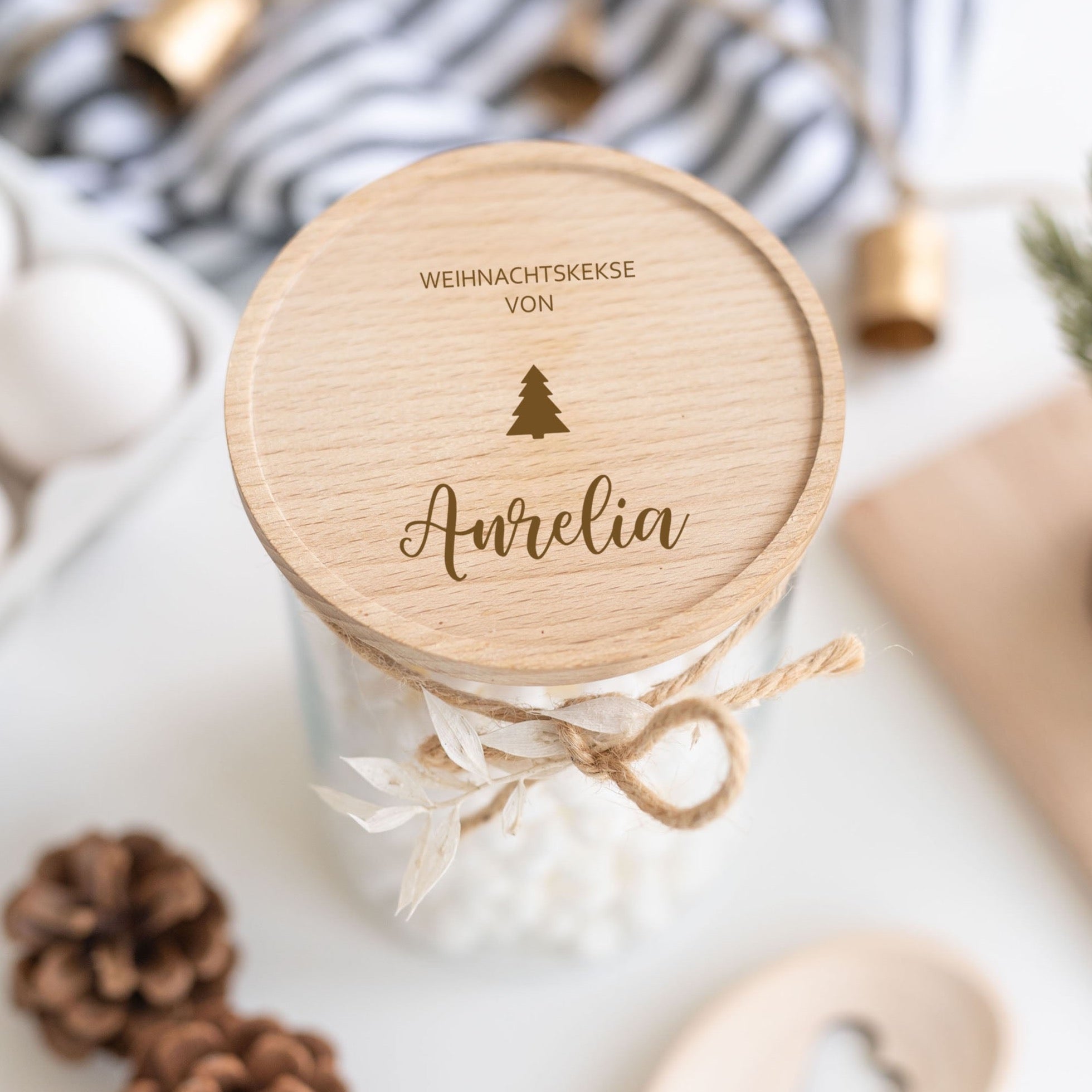Personalisiertes Vorratsglas | Tannenbaum