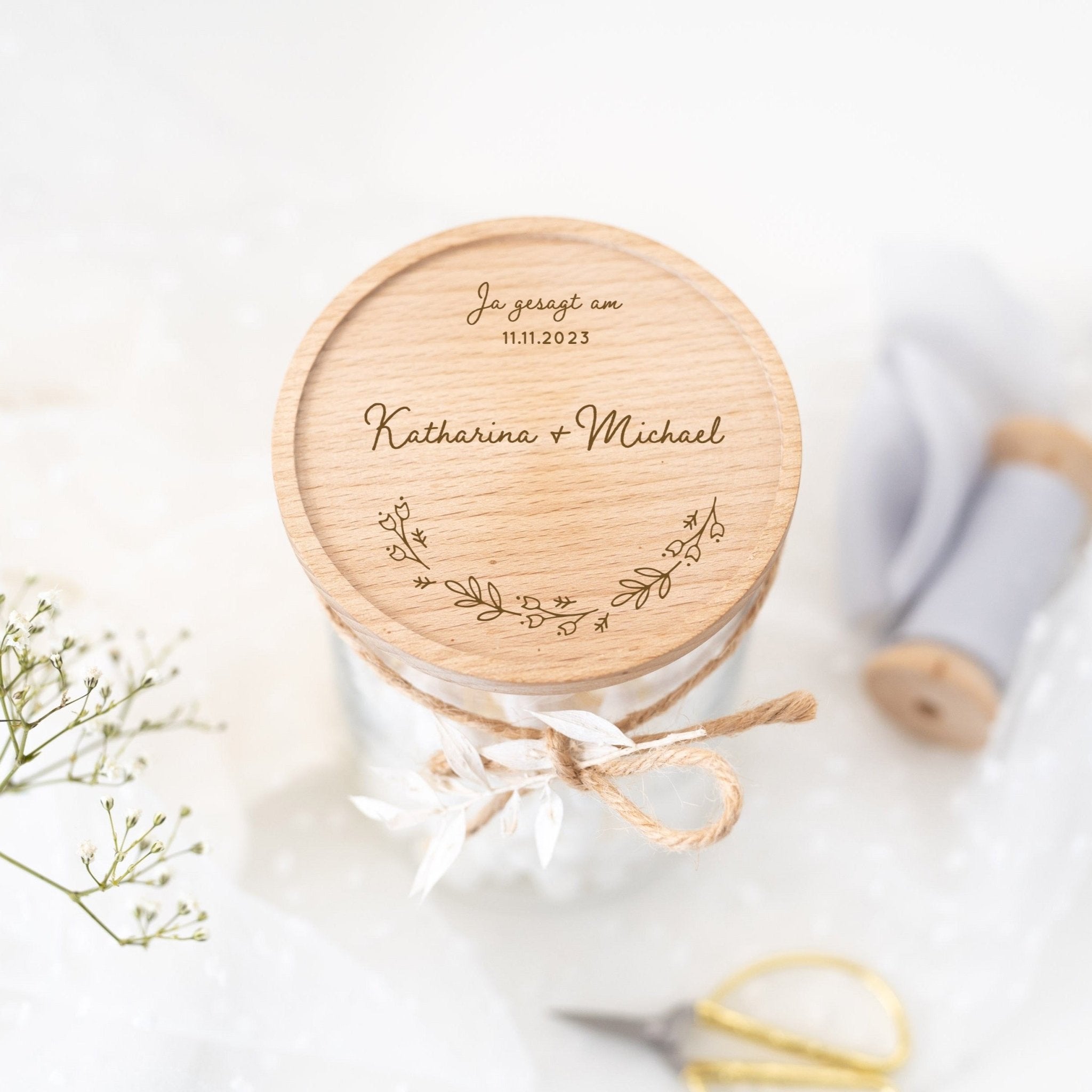 Personalisiertes Vorratsglas | Verlobung