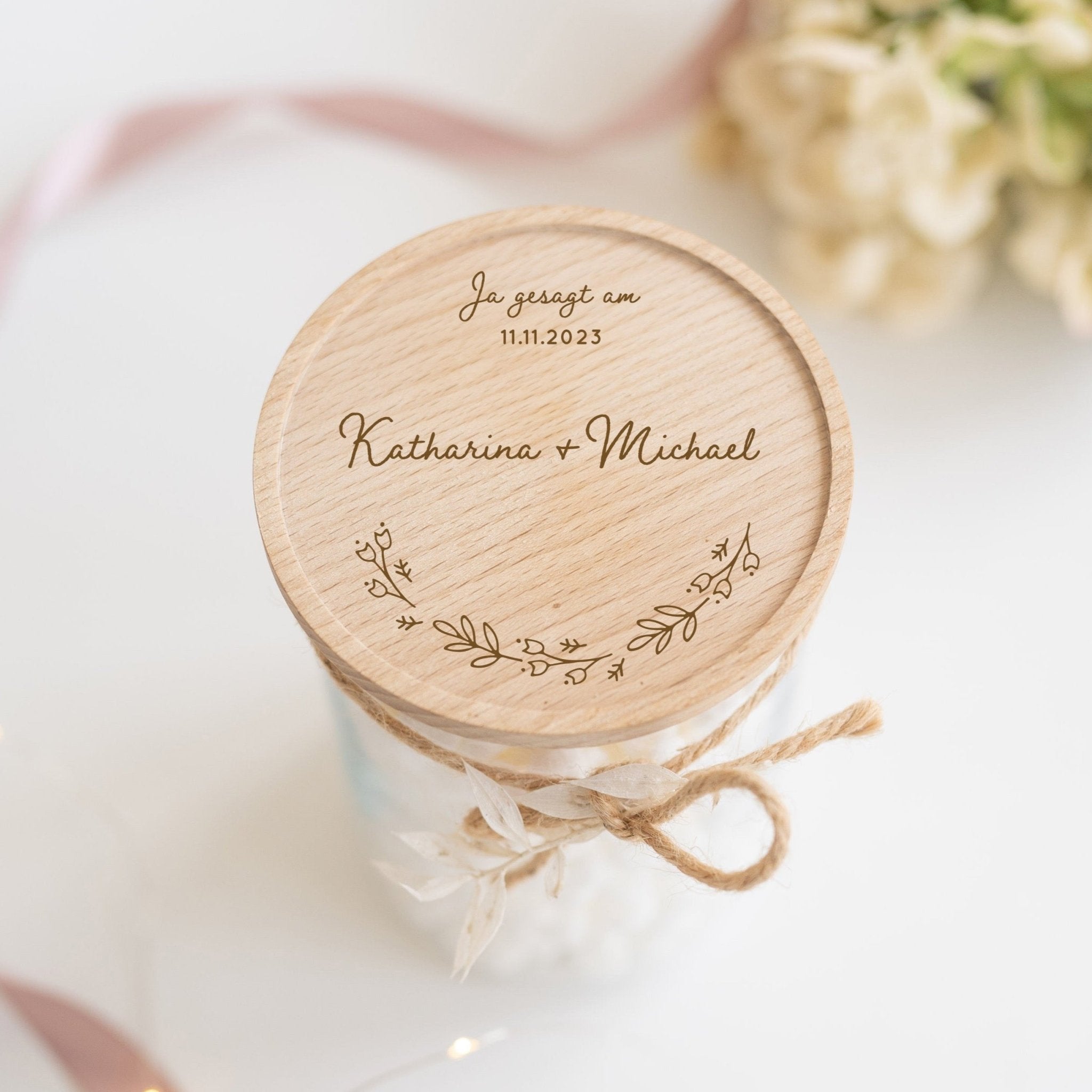 Personalisiertes Vorratsglas | Verlobung