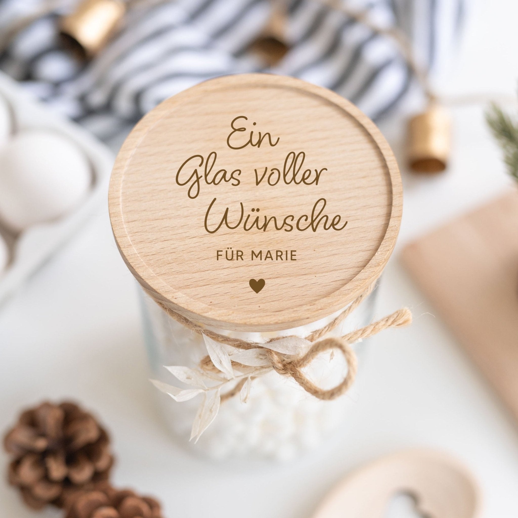 Personalisiertes Vorratsglas | Wünsche