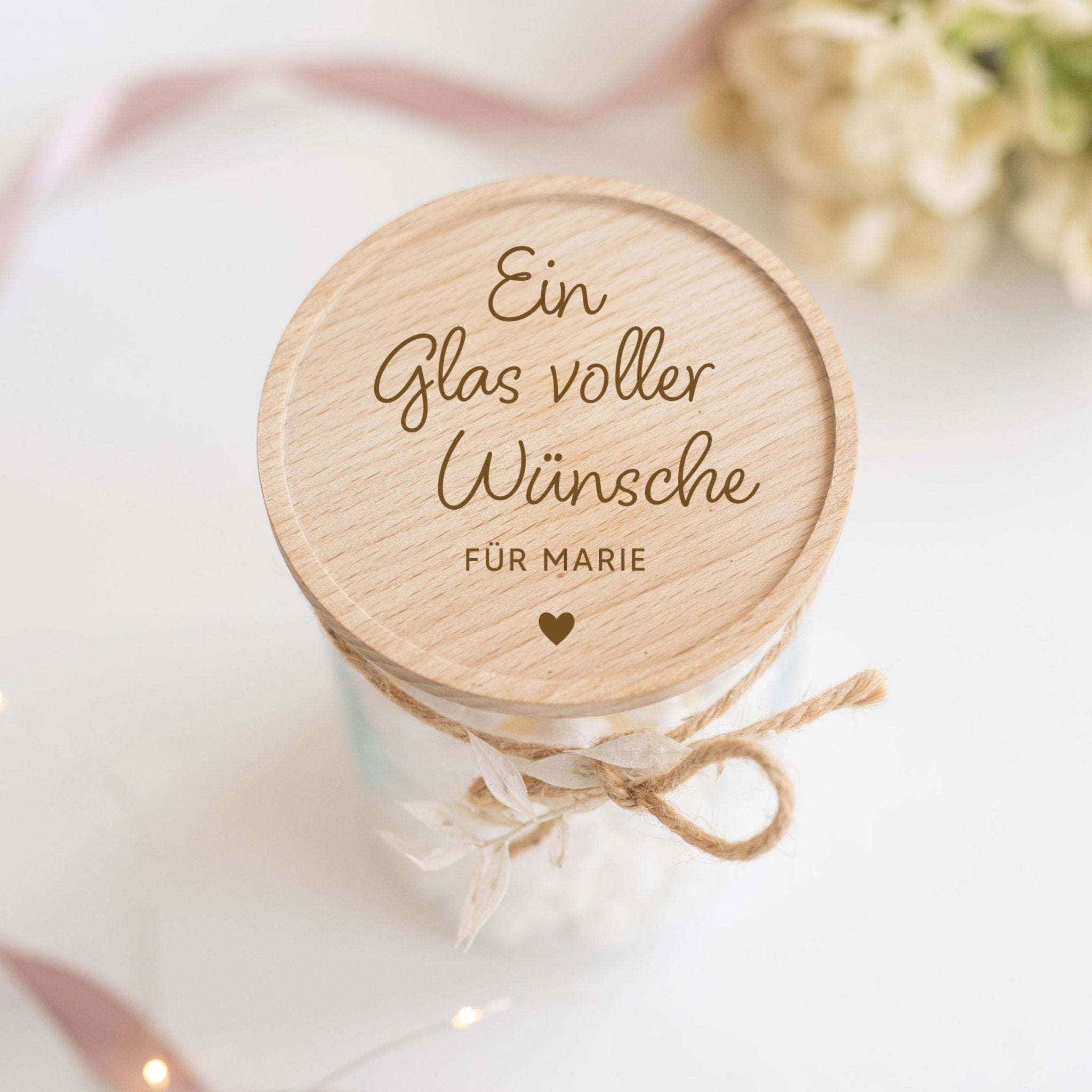 Personalisiertes Vorratsglas | Wünsche