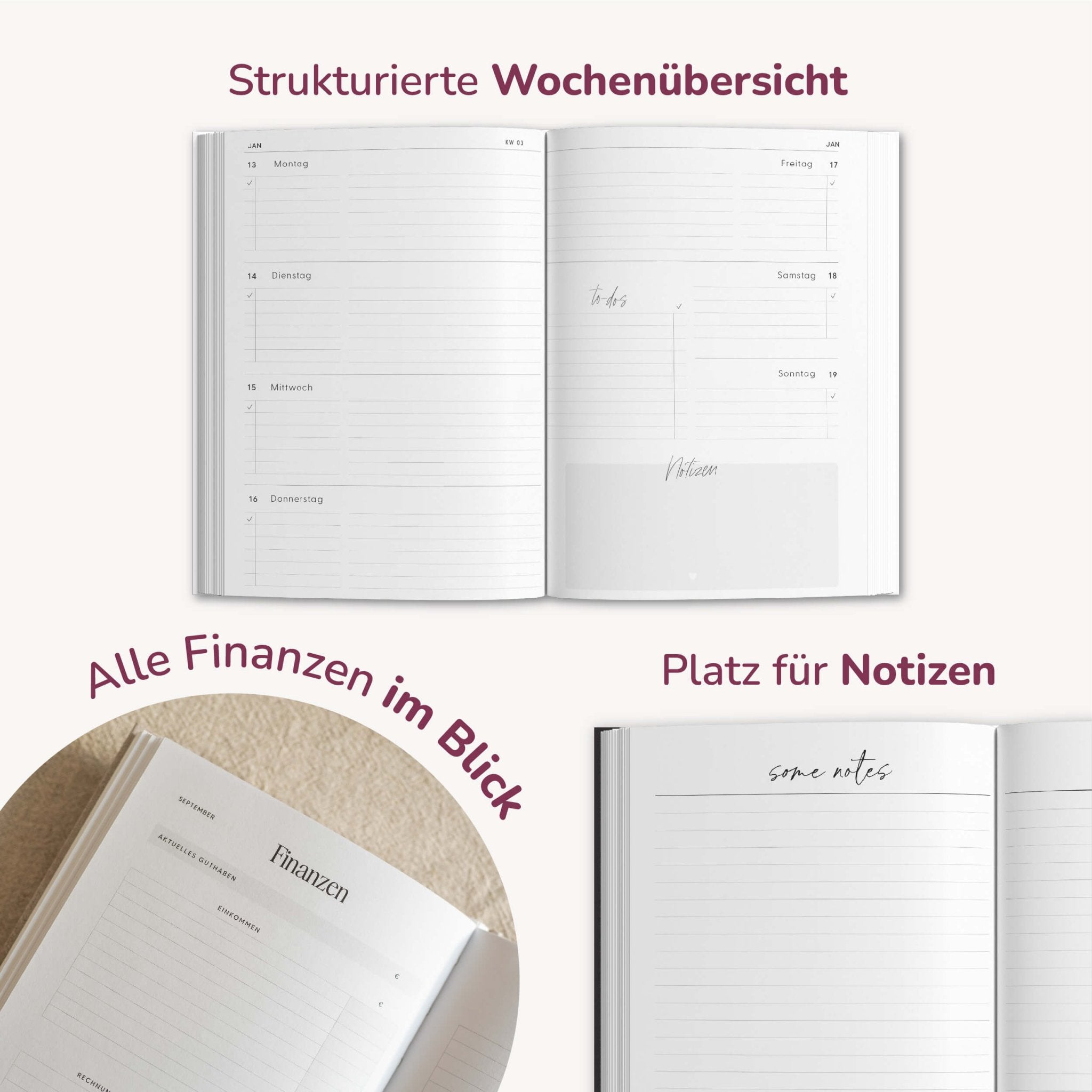 Wochenkalender 25/26 | Citrus Garden