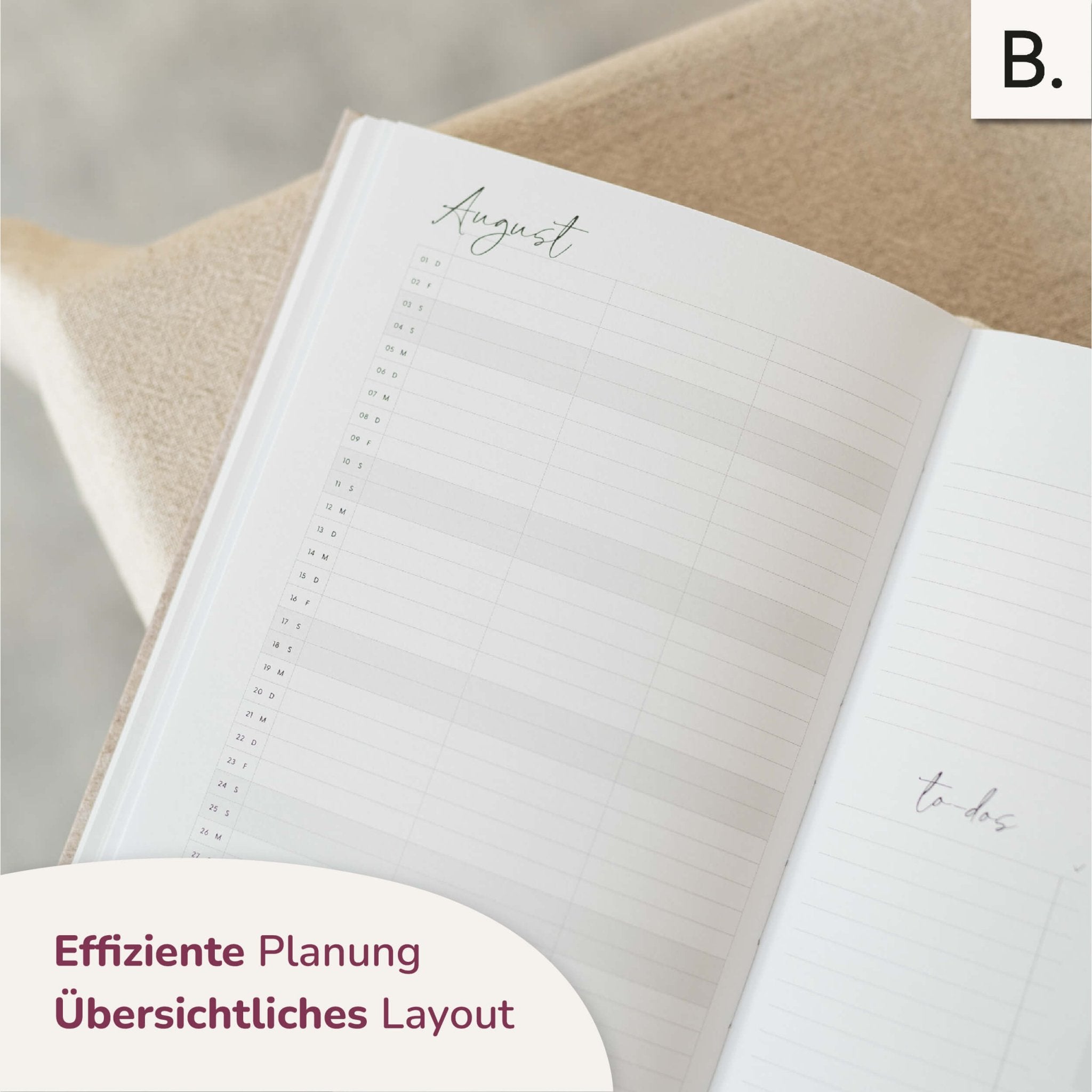 Wochenkalender 25/26 | Citrus Garden