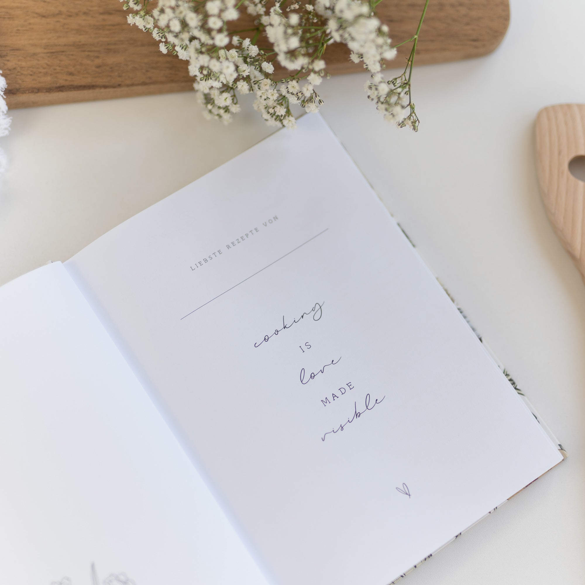 Rezeptbuch A5 | Rose