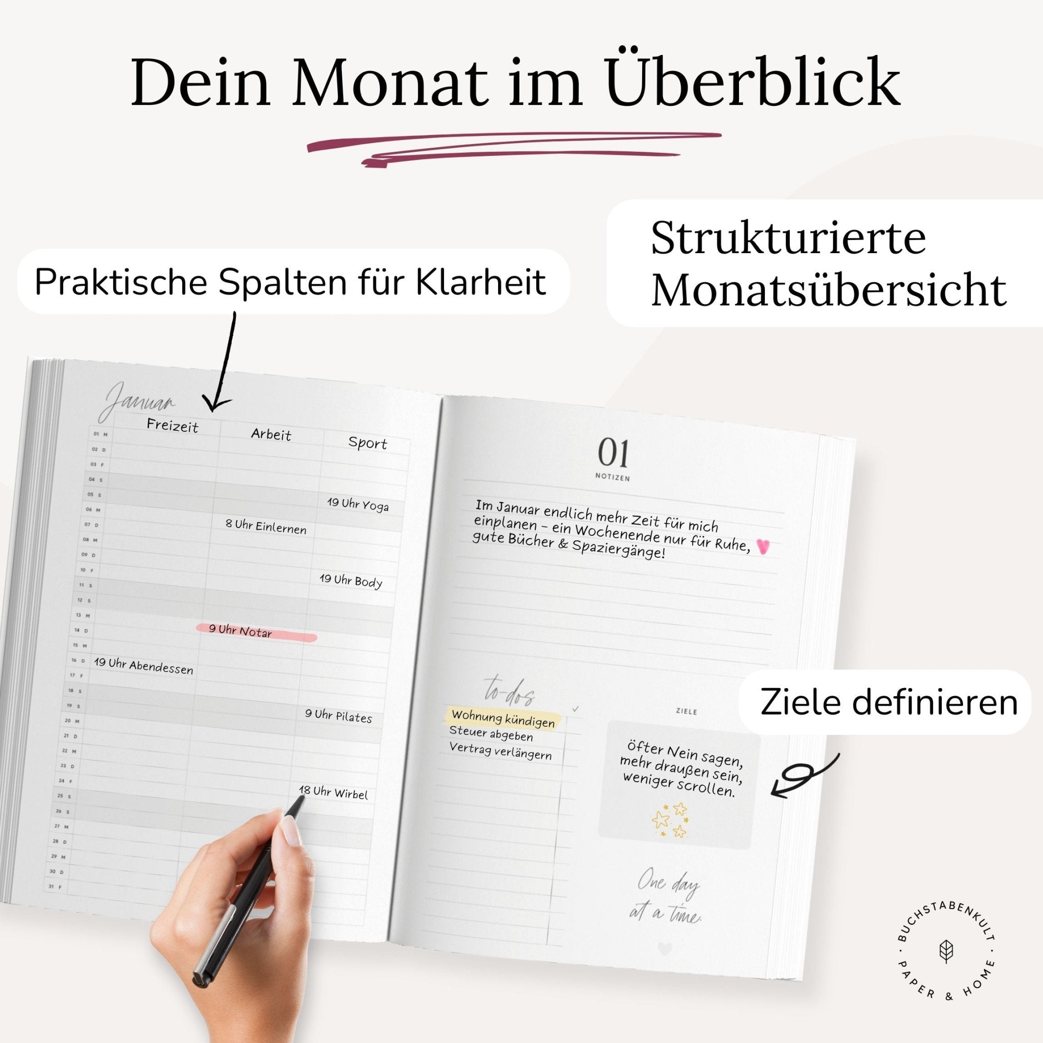 Wochenkalender 2026 | Citrus Garden