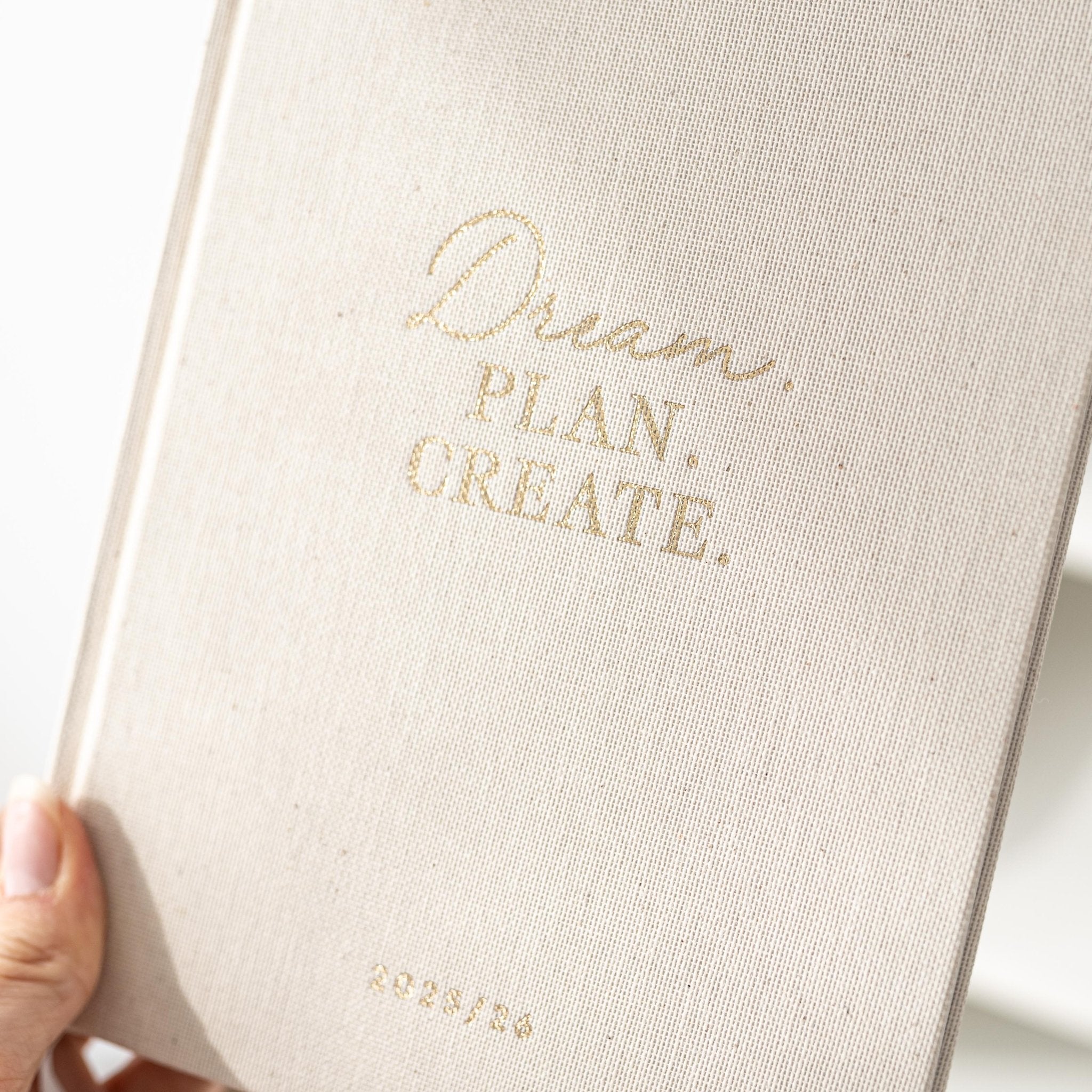 Wochenkalender 25/26 | Natur Leinen