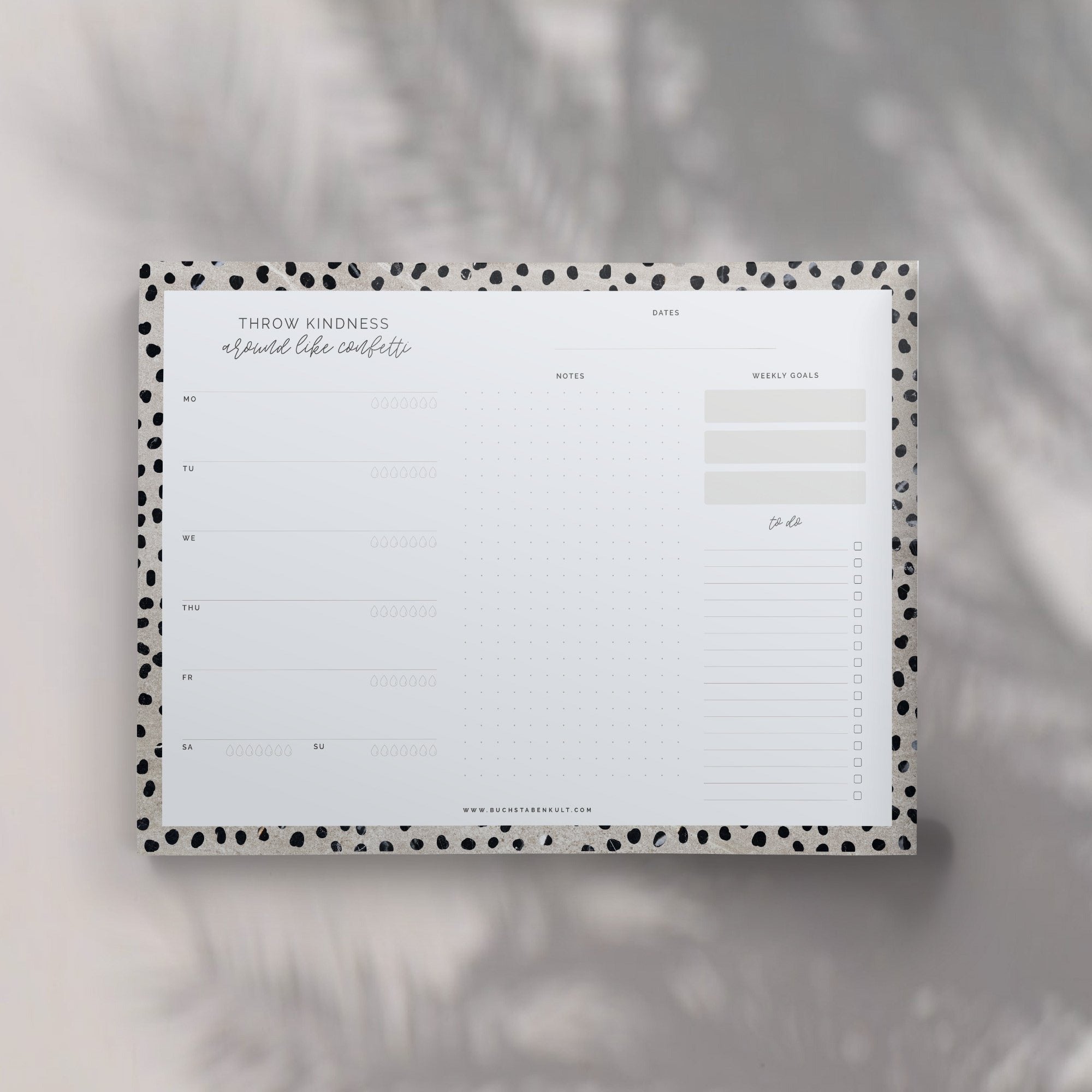 Block A4 | Cappuccino Weekly Planner