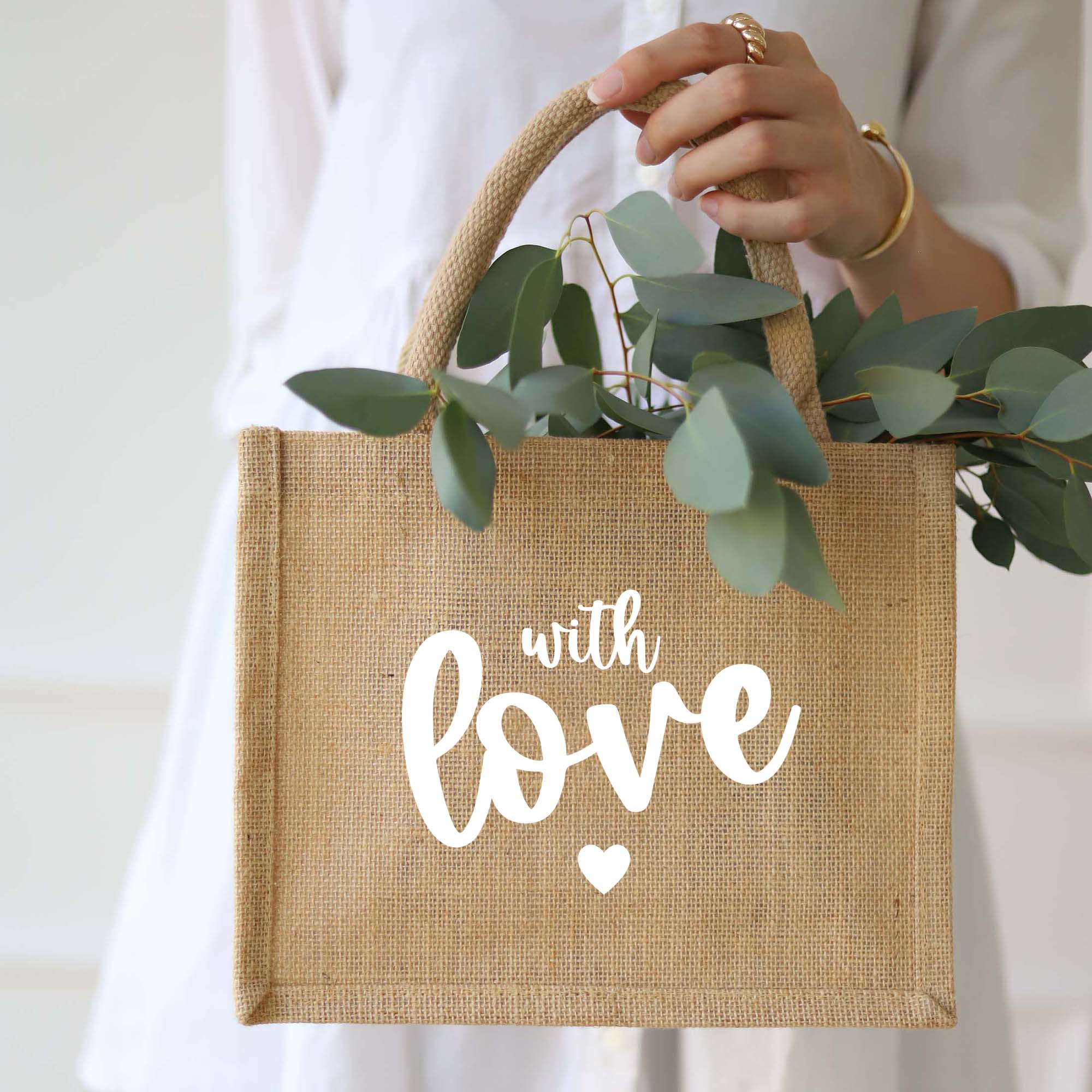 Geschenktasche Natur | With Love