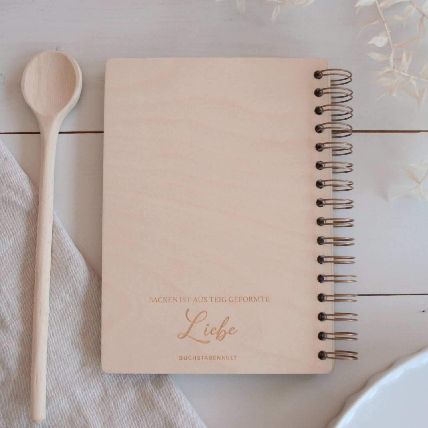 Holzbuch Backbuch | Liebste Backrezepte