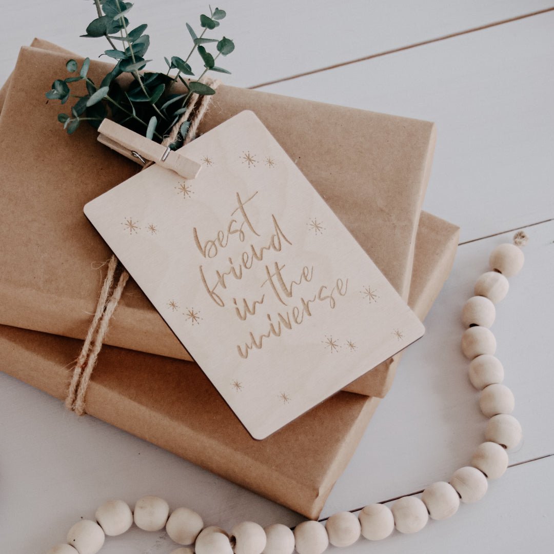 Holzkarte | Best Friend